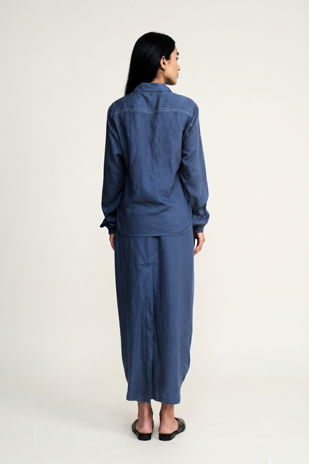RENELLE MUTED INDIGO SET
