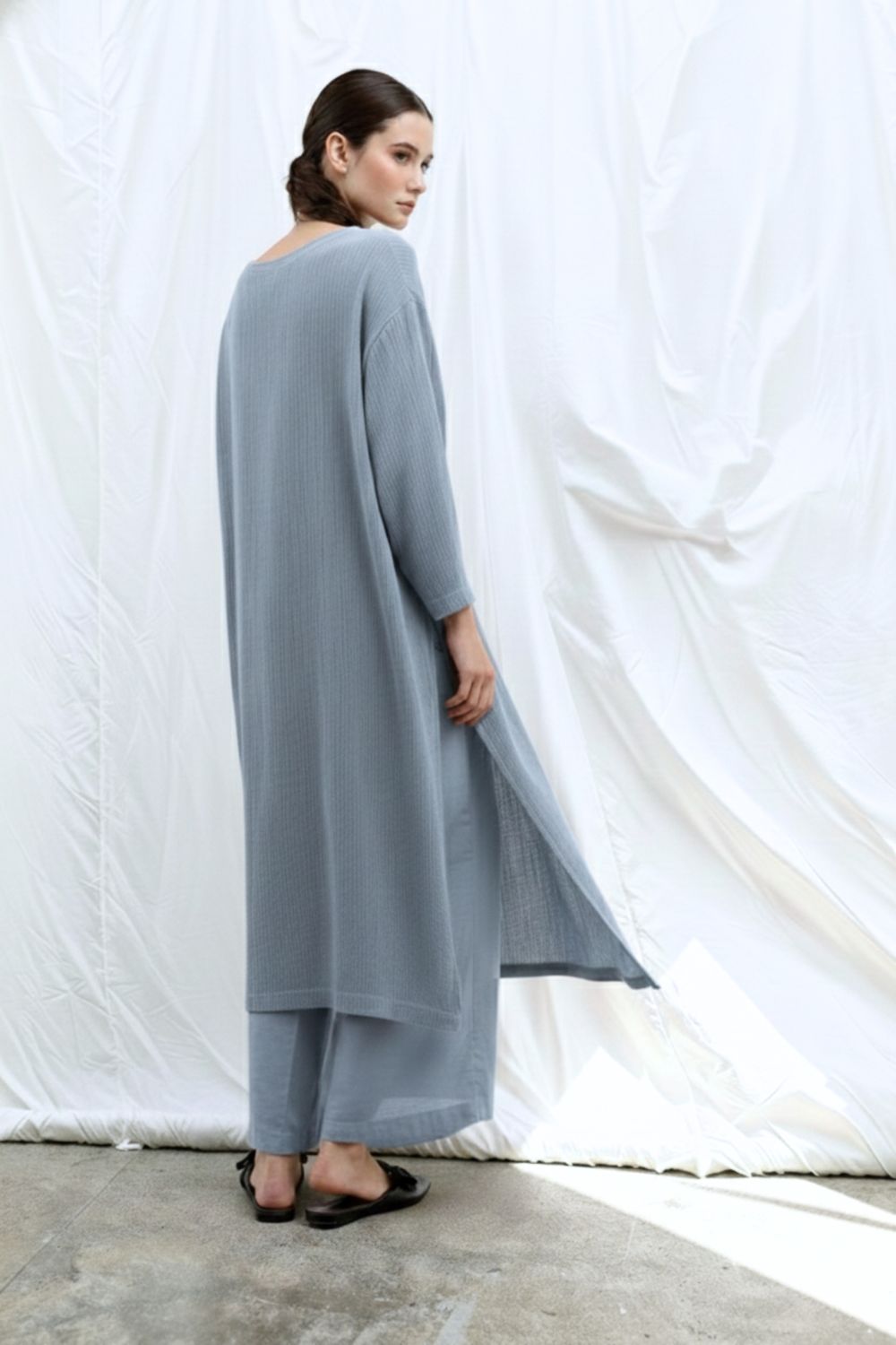 FRIDA PALE BLUE TUNIC