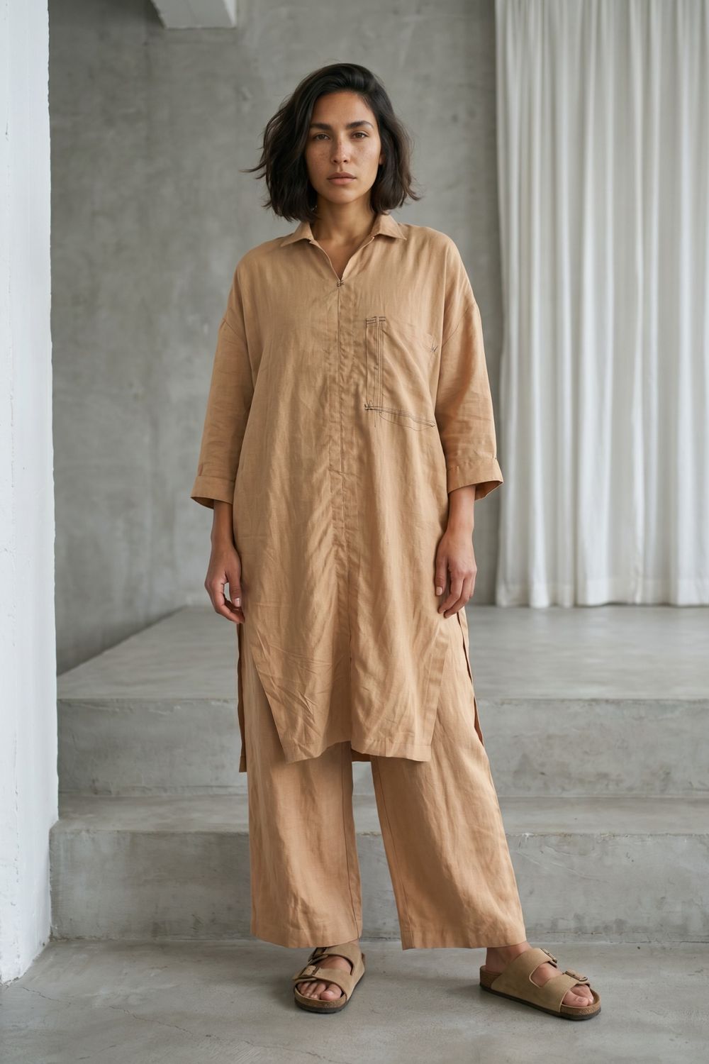 BLAKE SAND BEIGE TUNIC