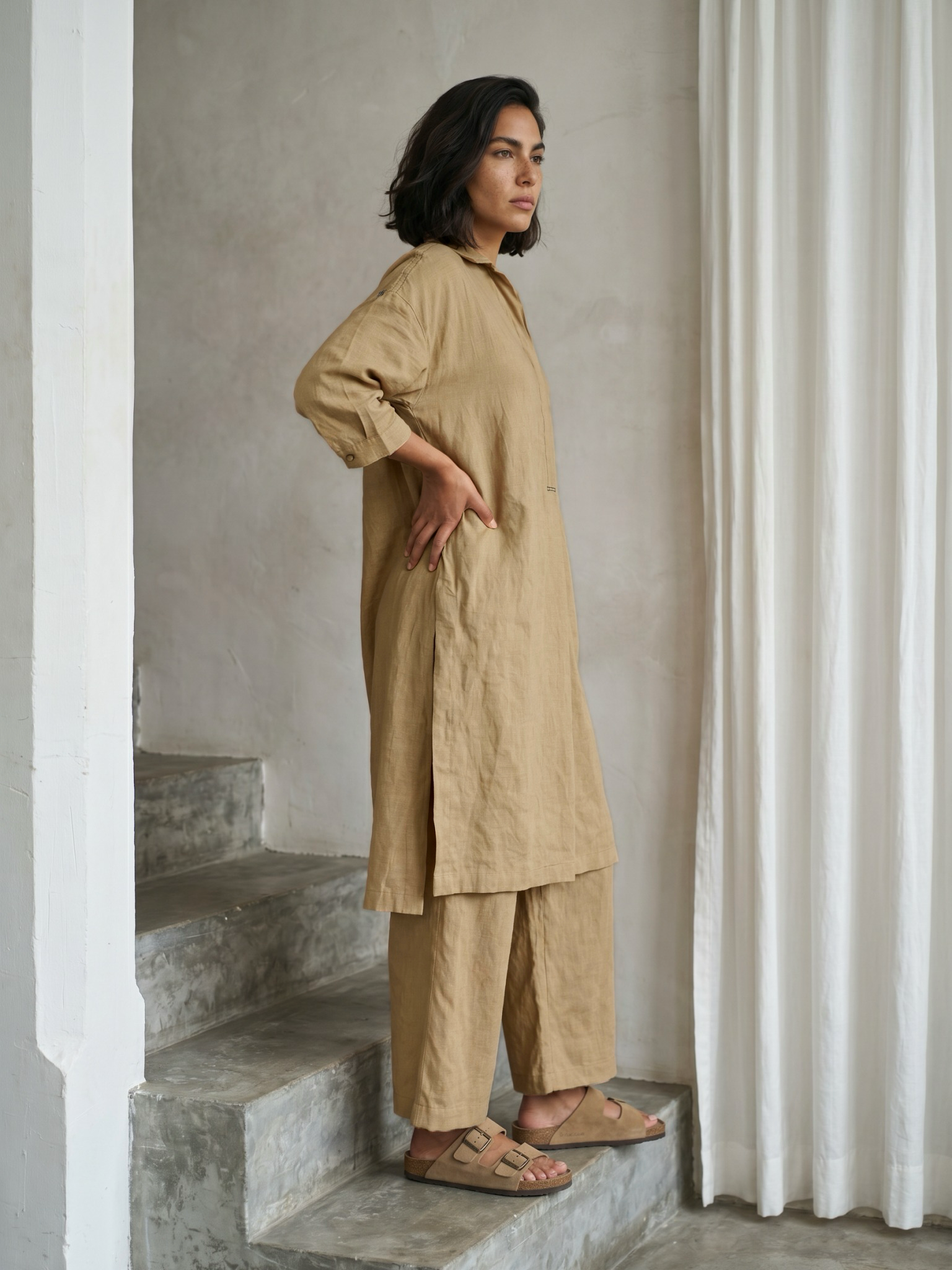 BLAKE SAND BEIGE TUNIC