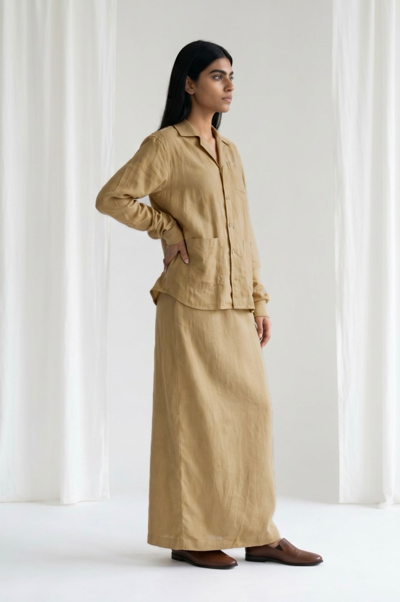 RENELLE BEIGE SHIRT