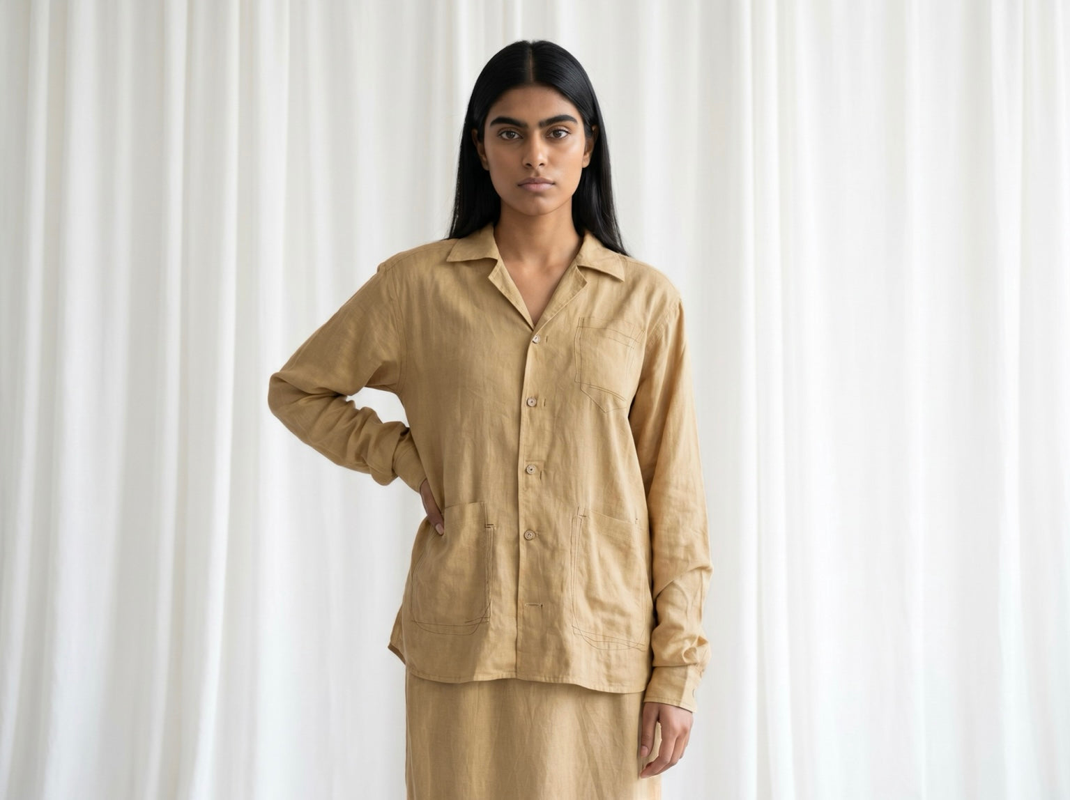 RENELLE BEIGE SHIRT