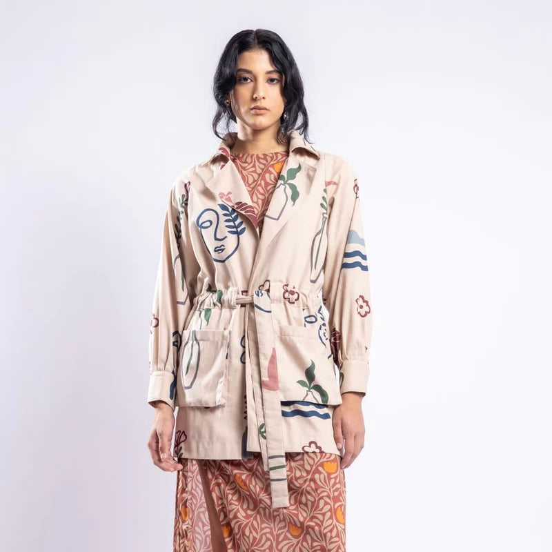 Abigail Printed Jacket