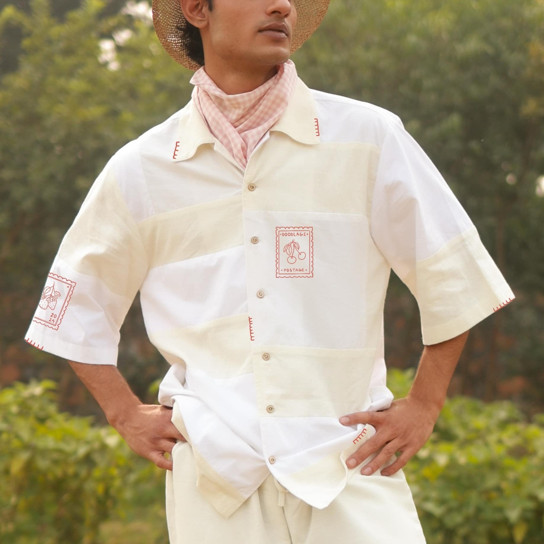 LEFT OVER  BEIGE SHIRT