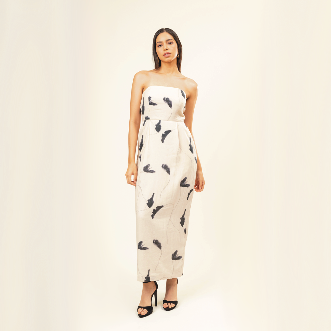 Denise Printed dress