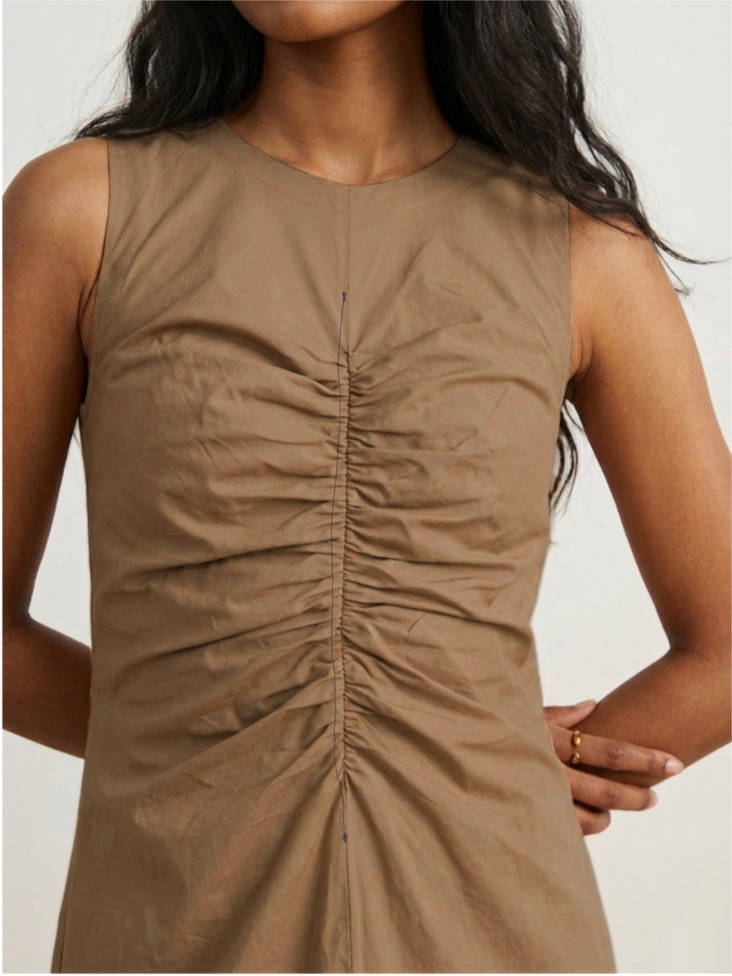 SARAH SAND BEIGE DRESS