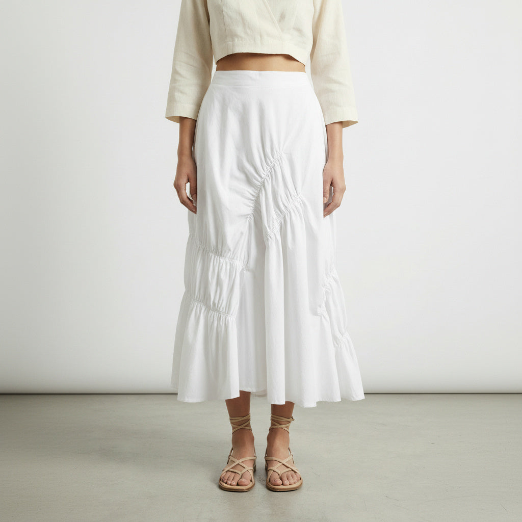 Lizzy White Skirt