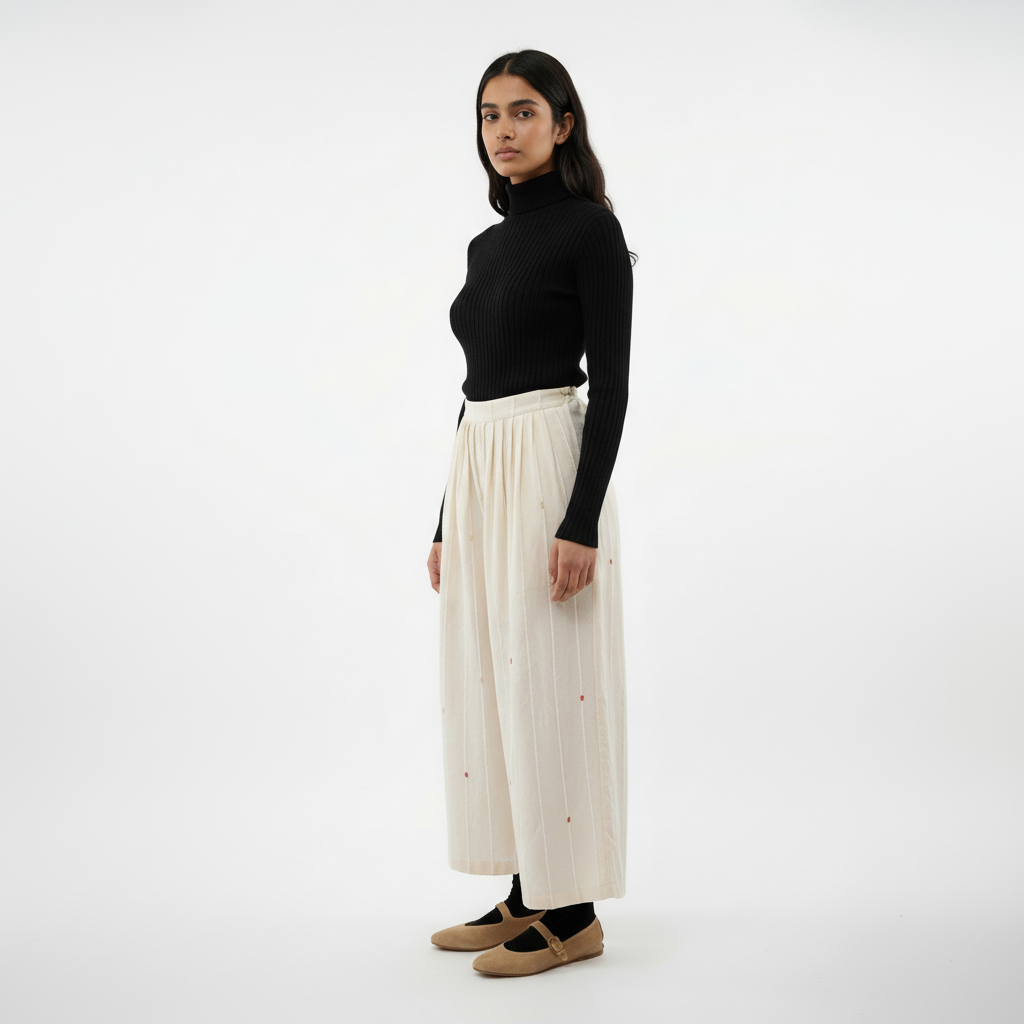 AURORA OFF-WHITE PANTS