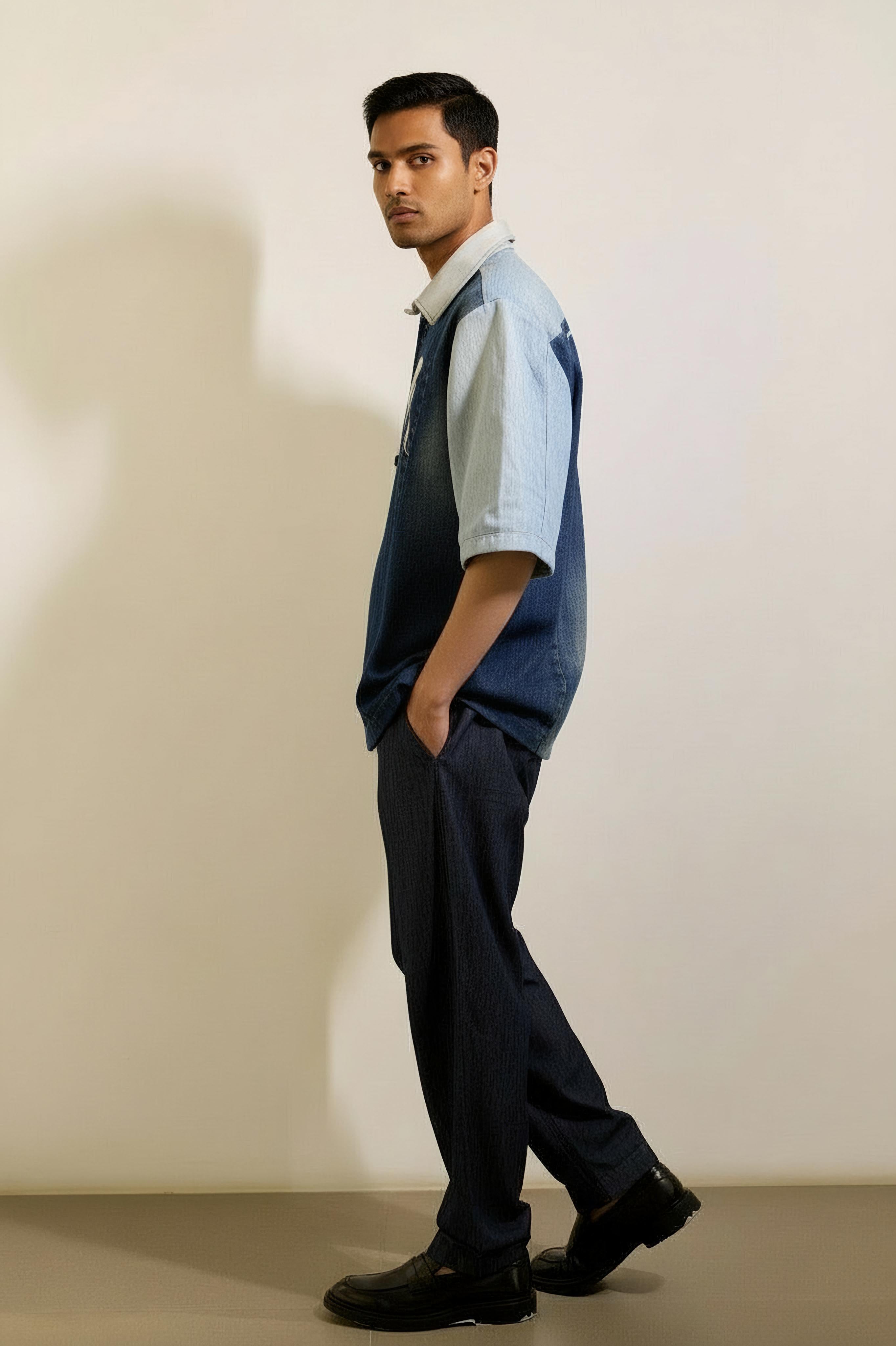 ANDES PANELLED SHIRT