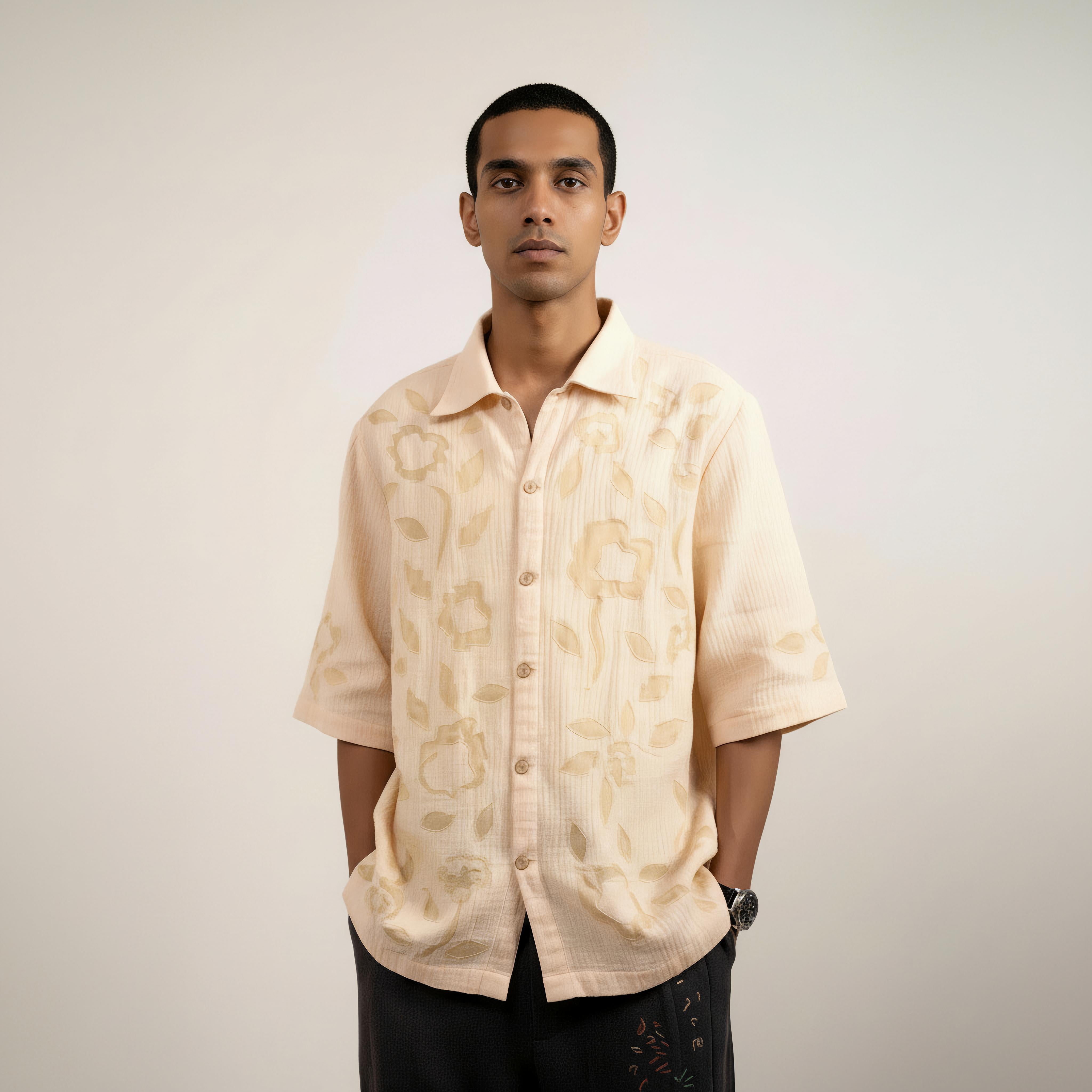 FLORIQUE BEIGE SHIRT