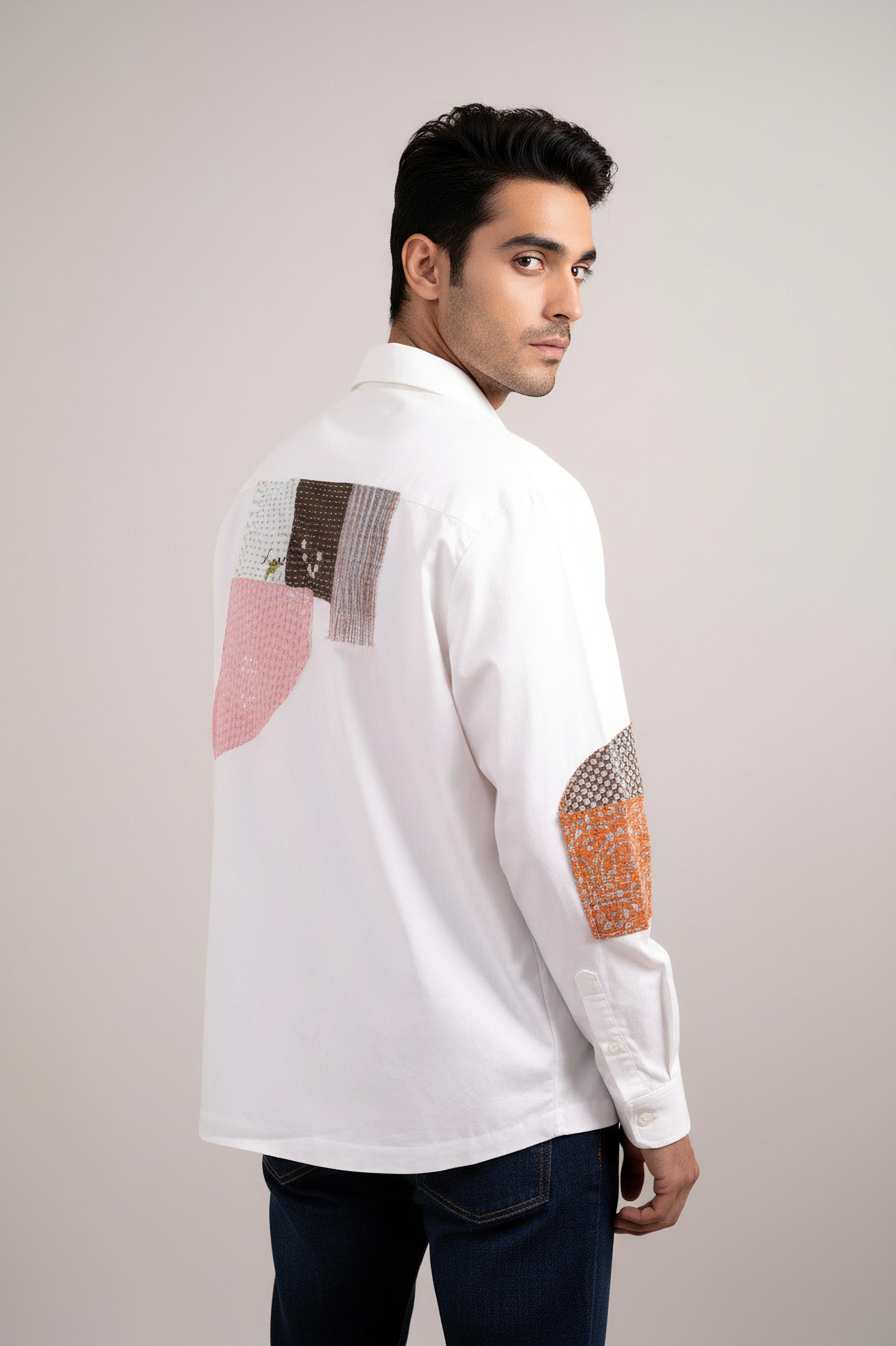 NOVELLE PATCHWORK SHIRT