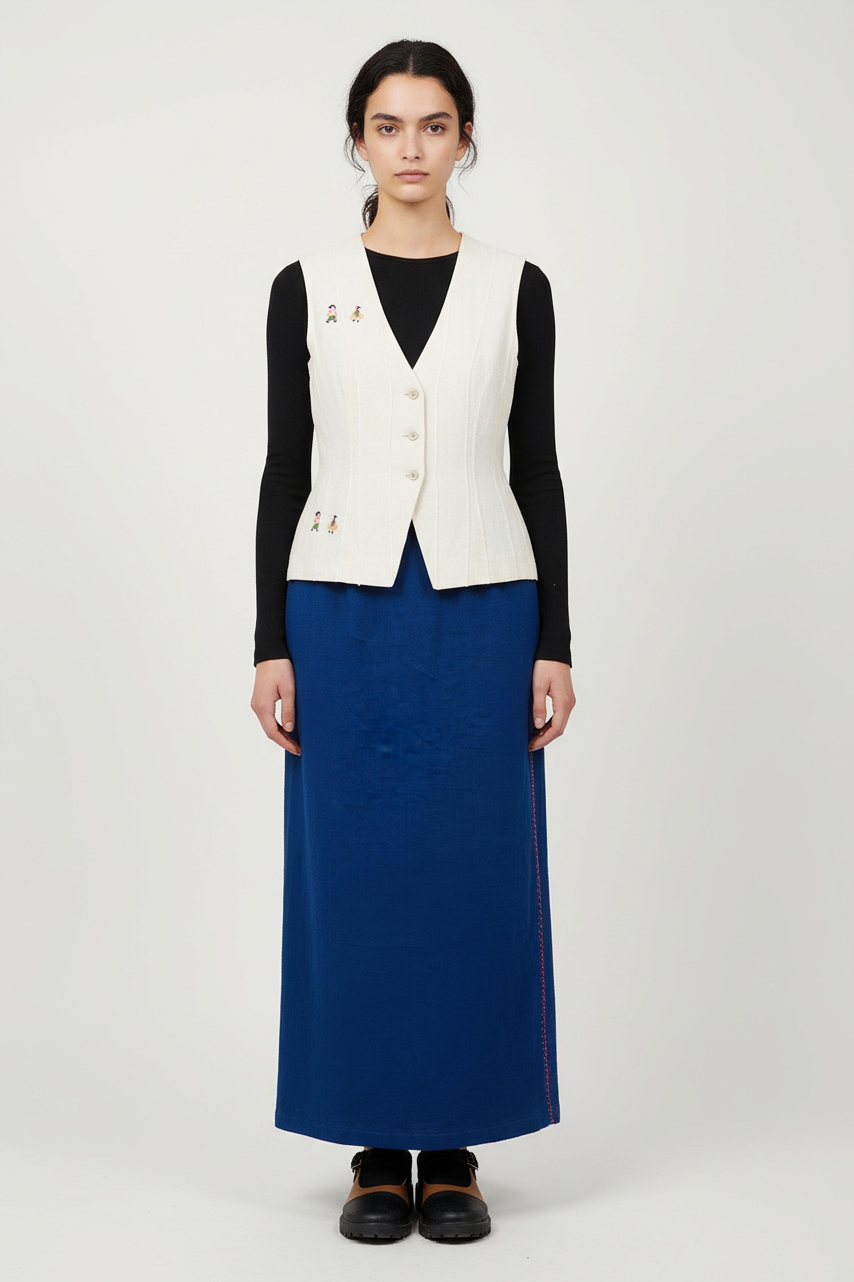 ABBY EMBROIDERED SKIRT