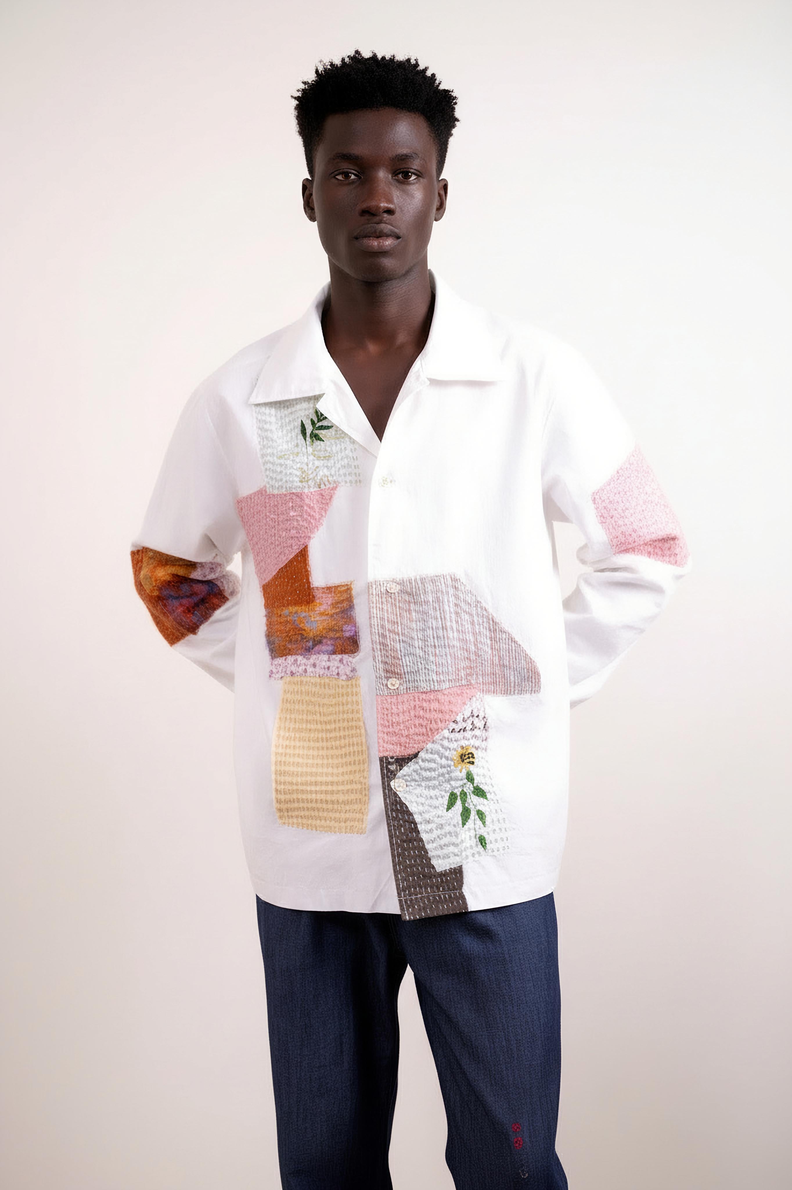 NOVELLE PATCHWORK SHIRT