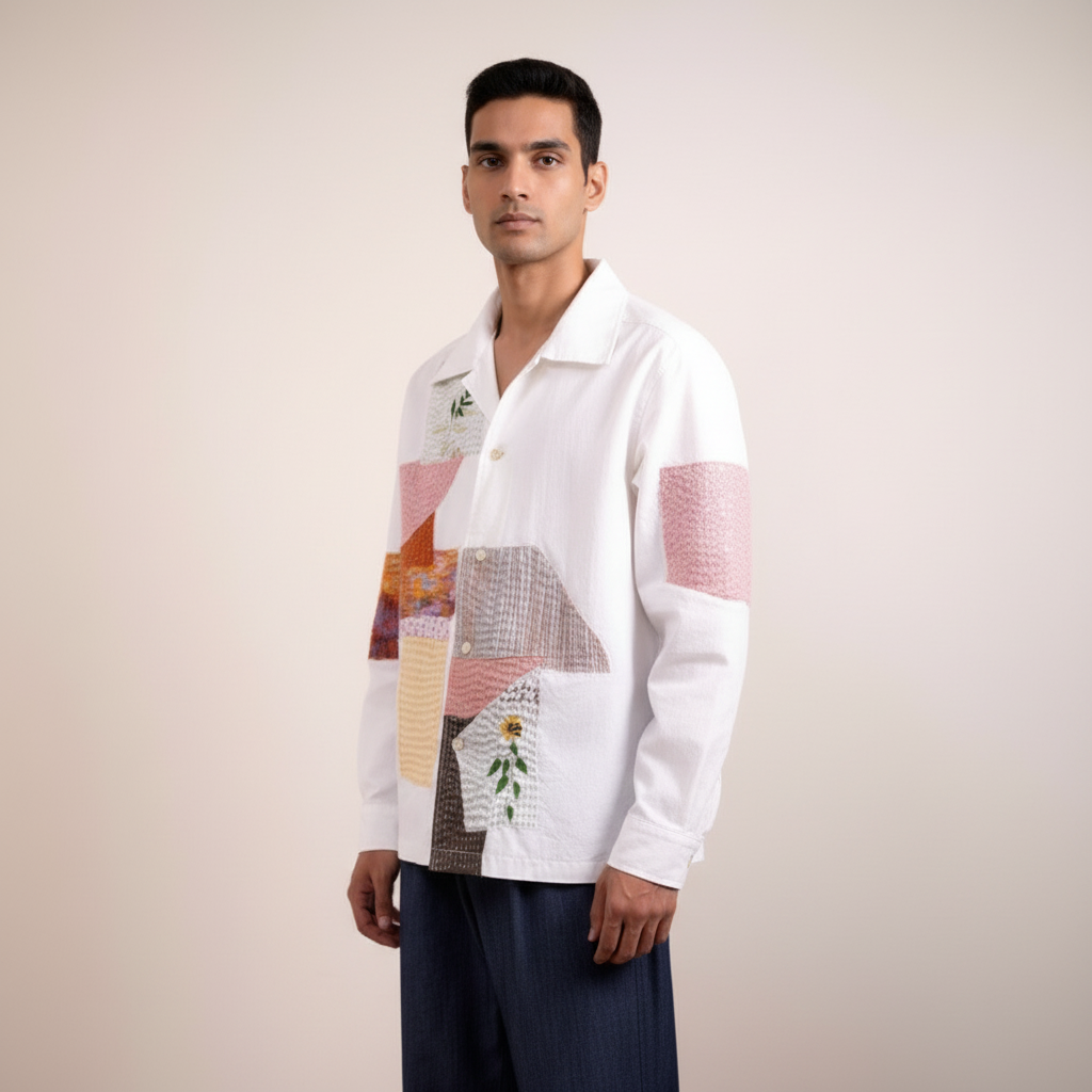 NOVELLE PATCHWORK SHIRT