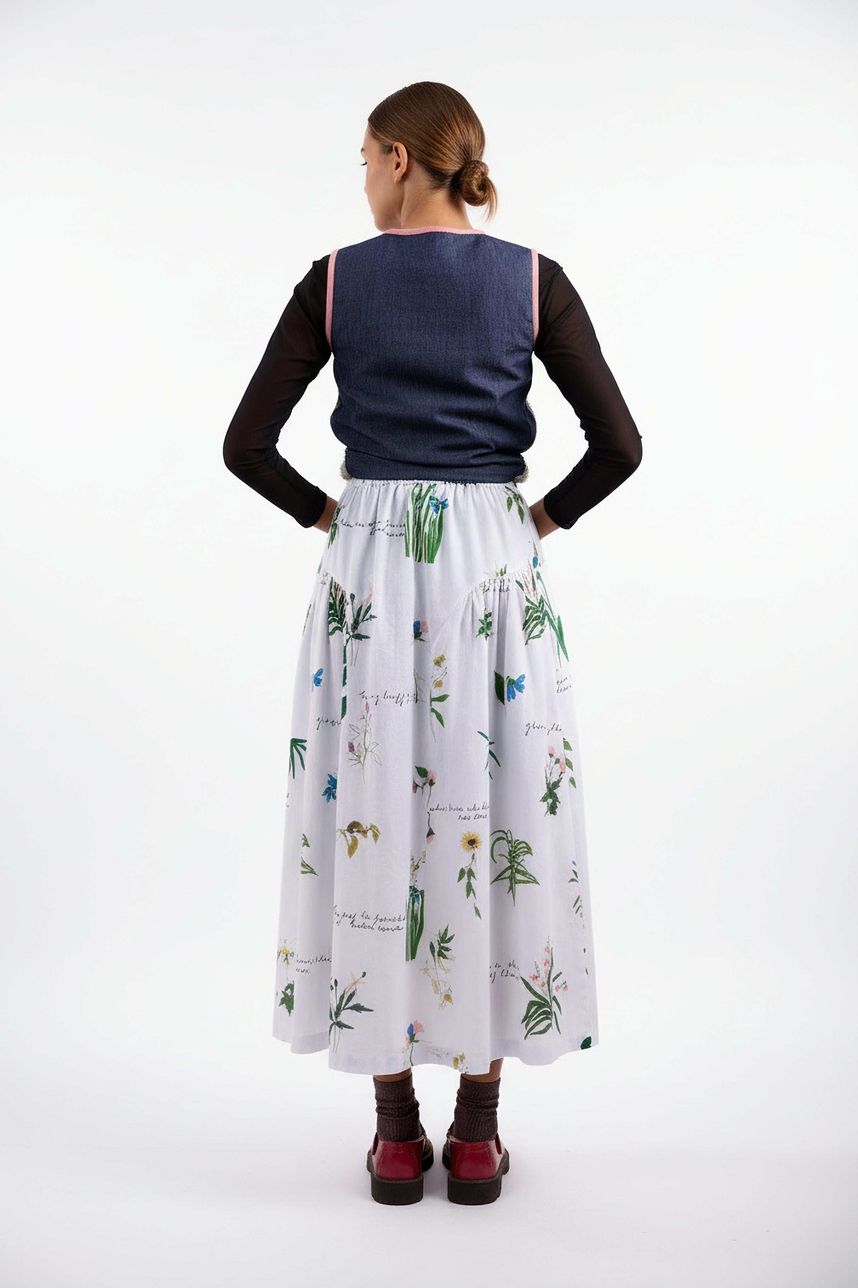 VELORA PRINTED SKIRT