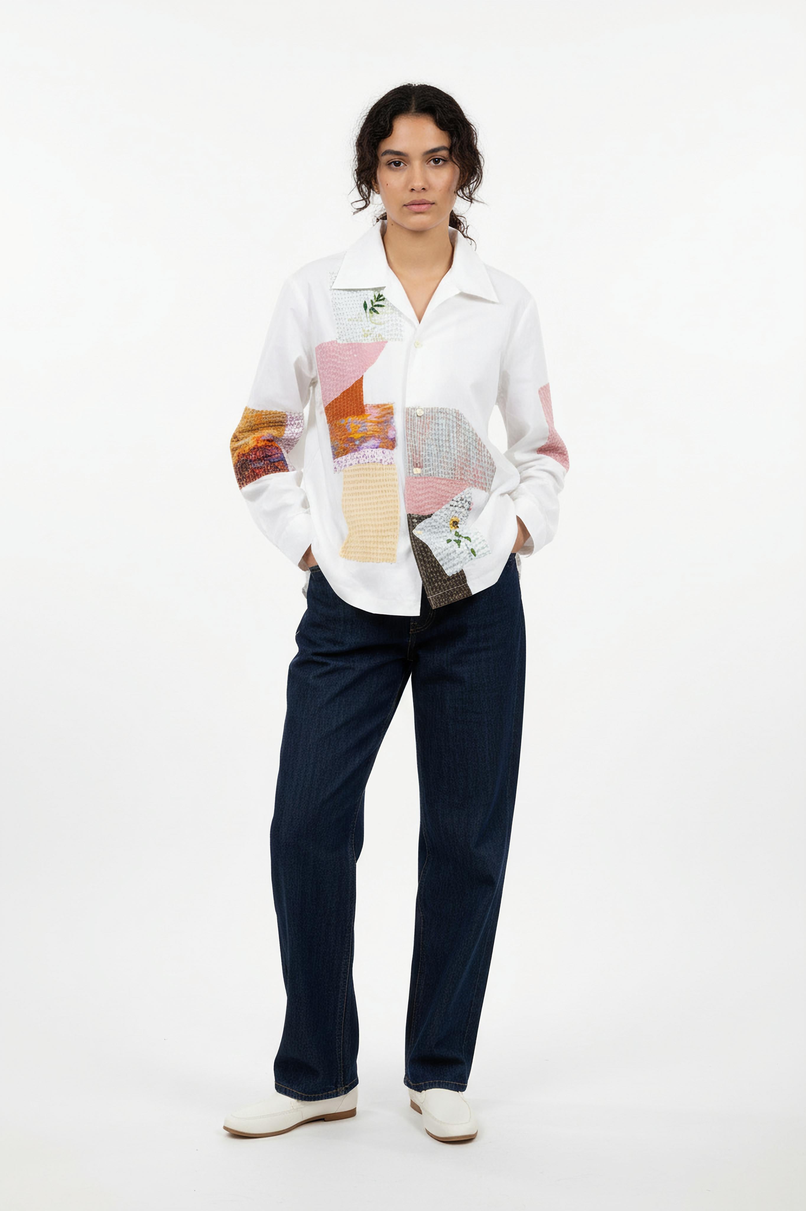 NOVELLE PATCHWORK SHIRT