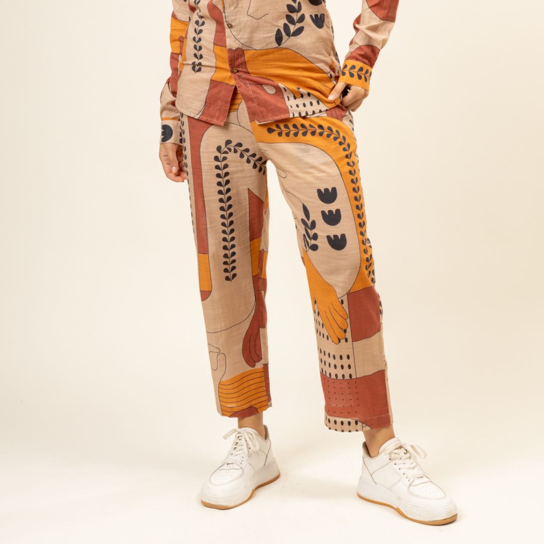 Self love printed pants