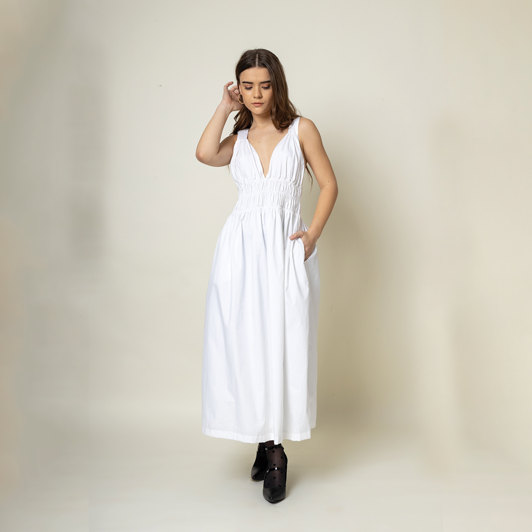 August White Dress