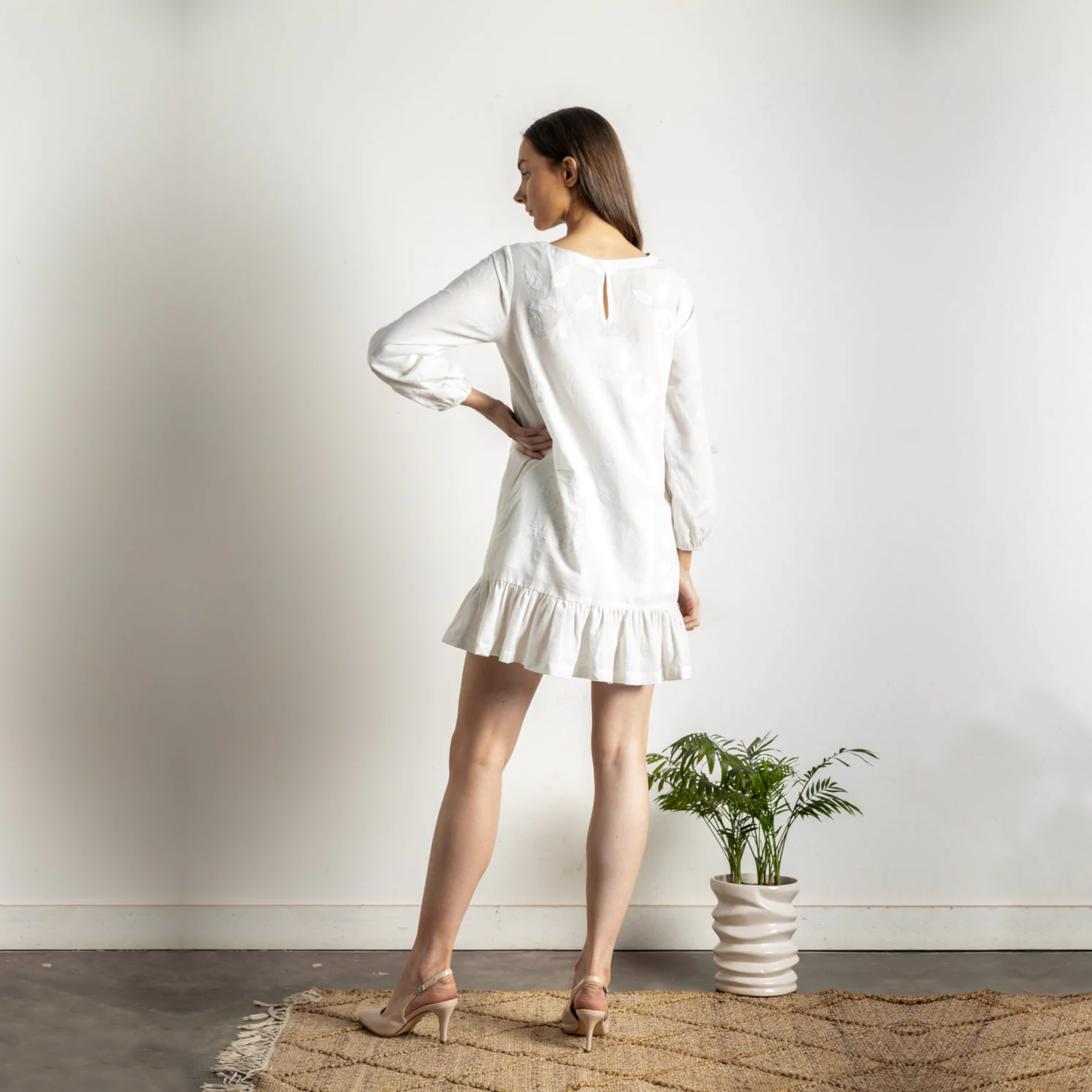 EVA EMBROIDERED DRESS