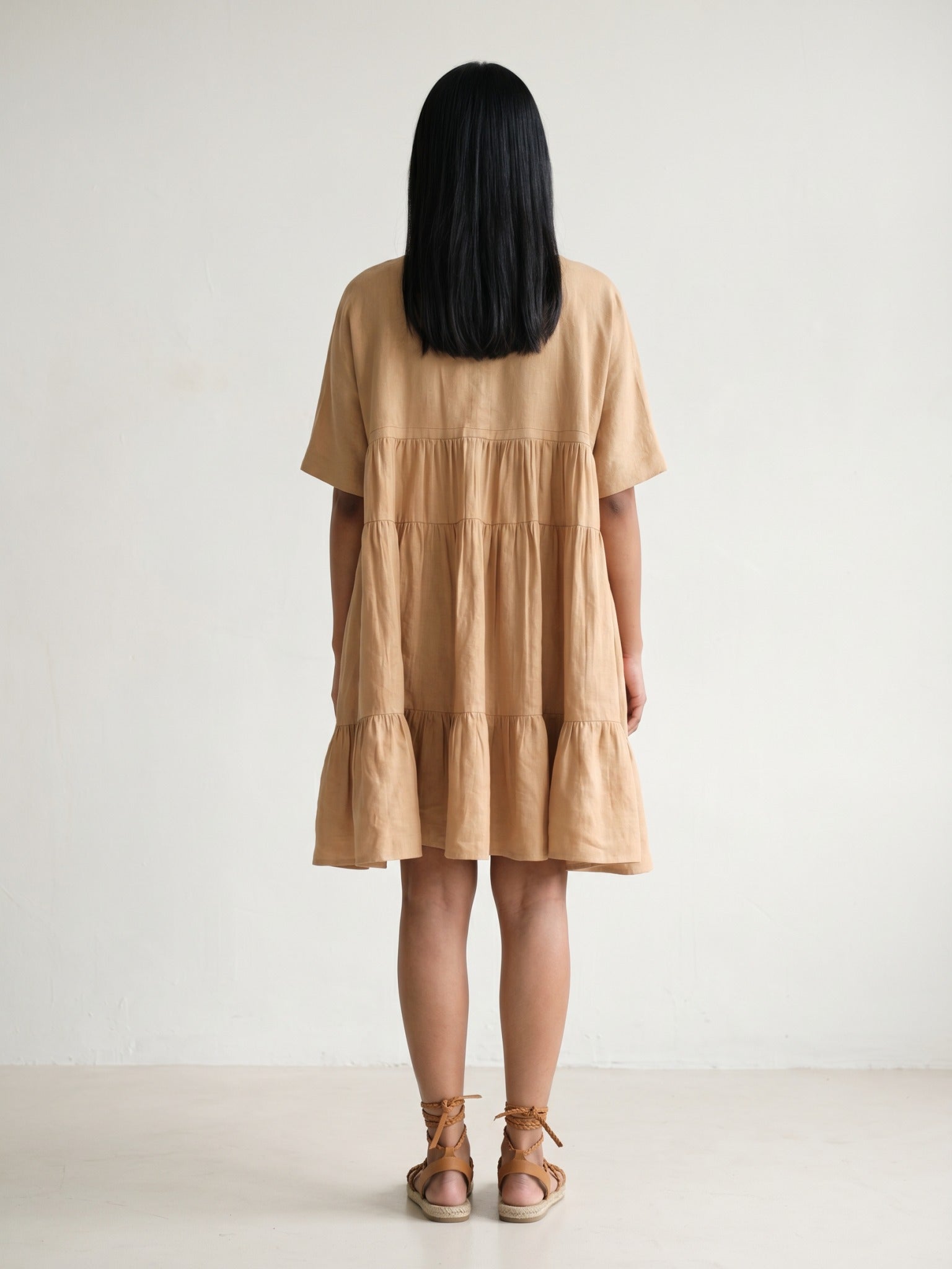 ARLENE BEIGE DRESS