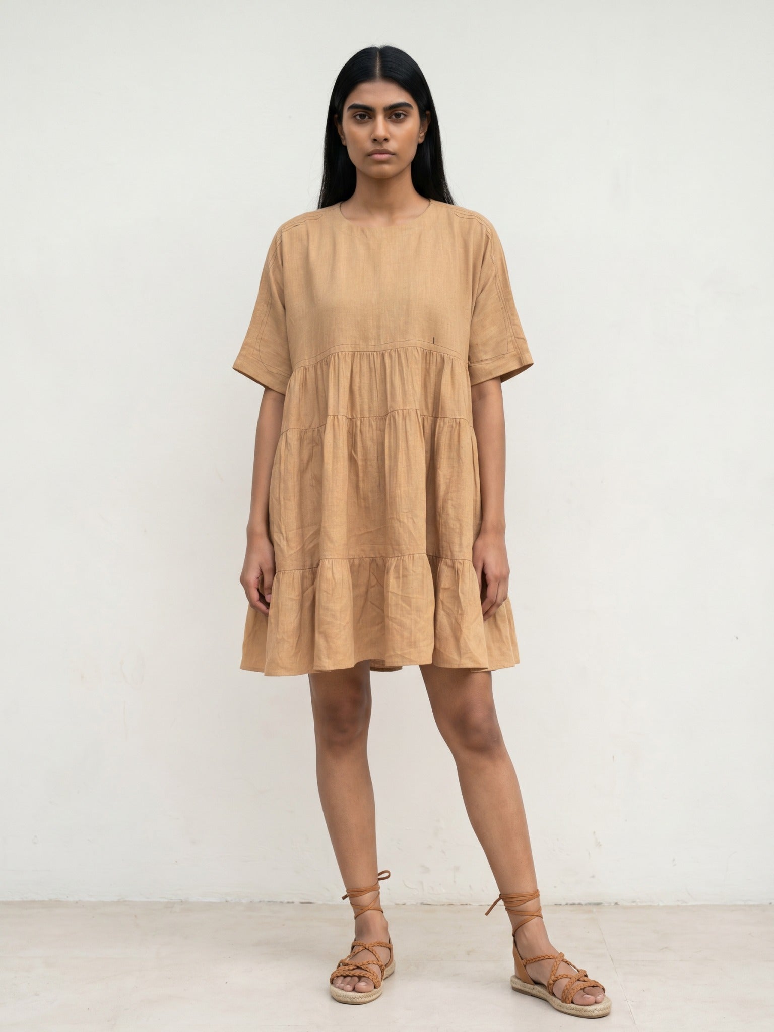 ARLENE BEIGE DRESS