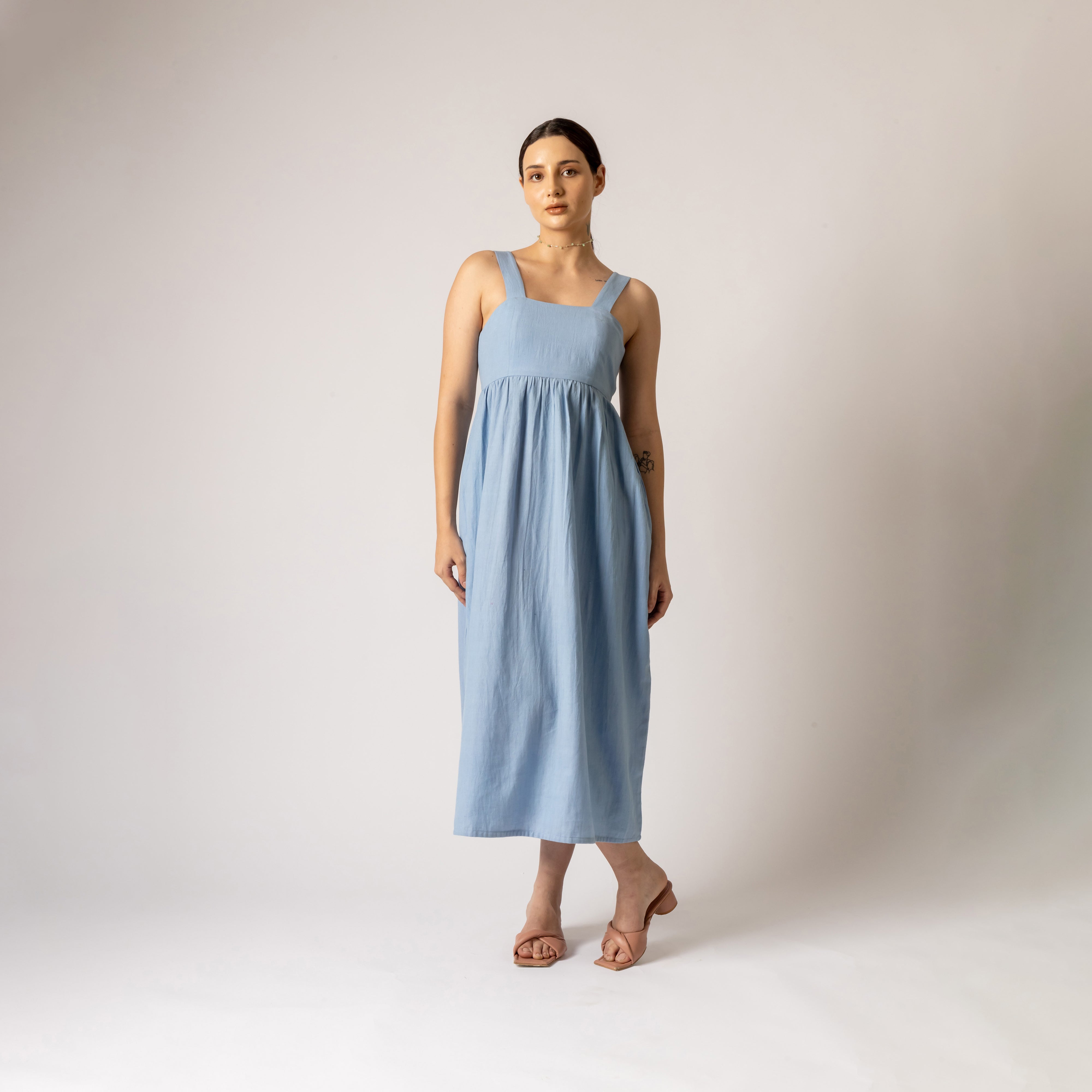 CLARA BLUE DRESS