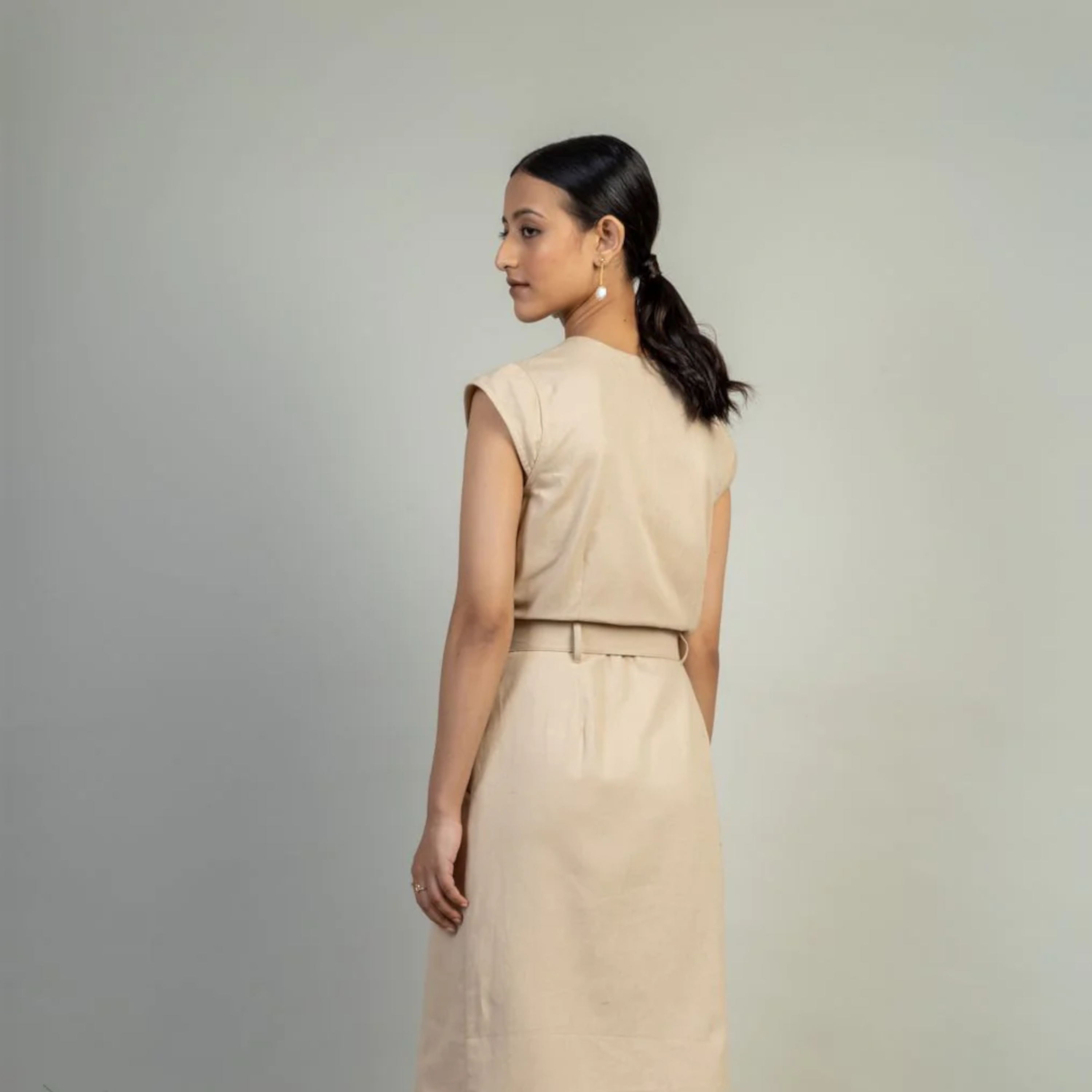 Janet Beige dress