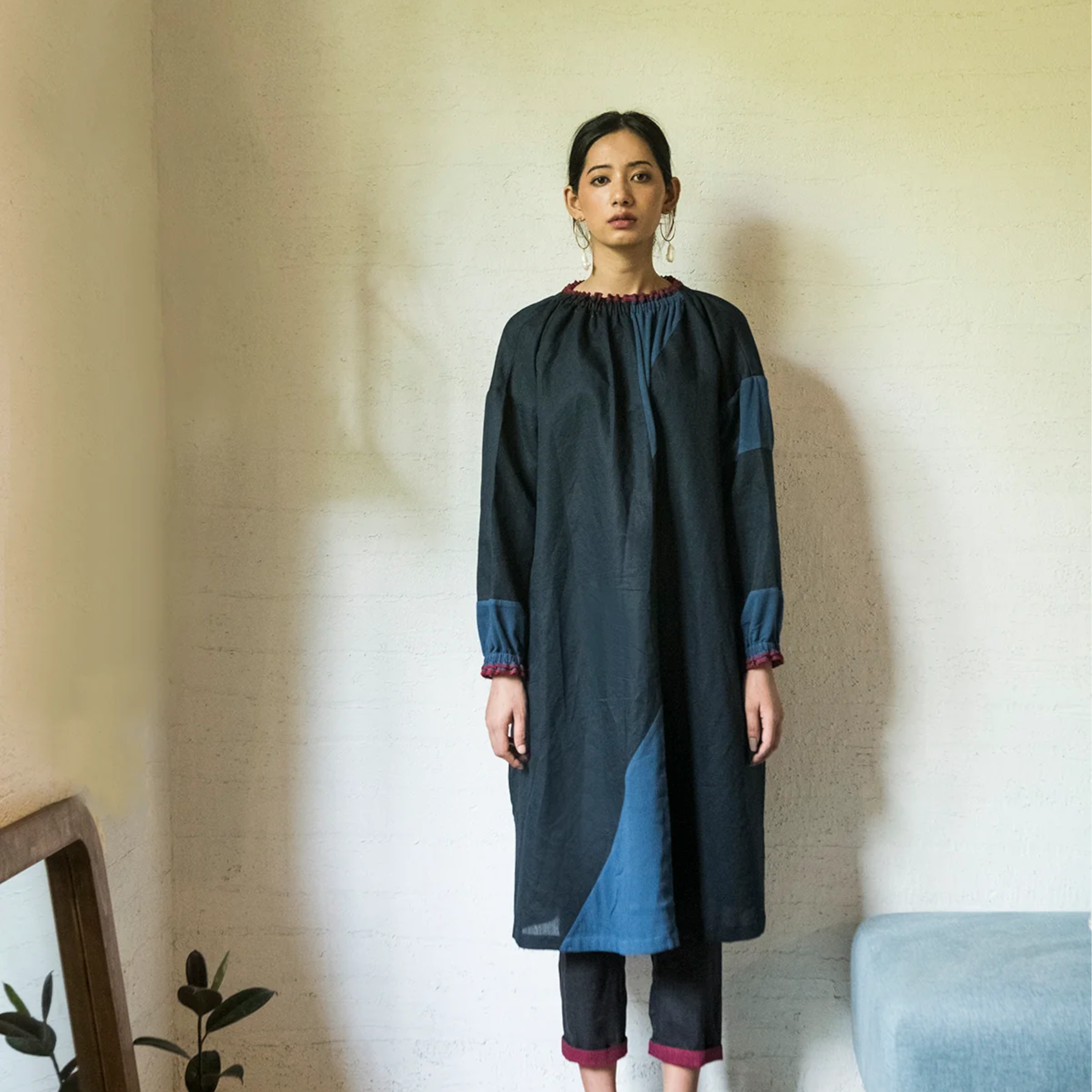 JAYLEN BLACK TUNIC DRESS