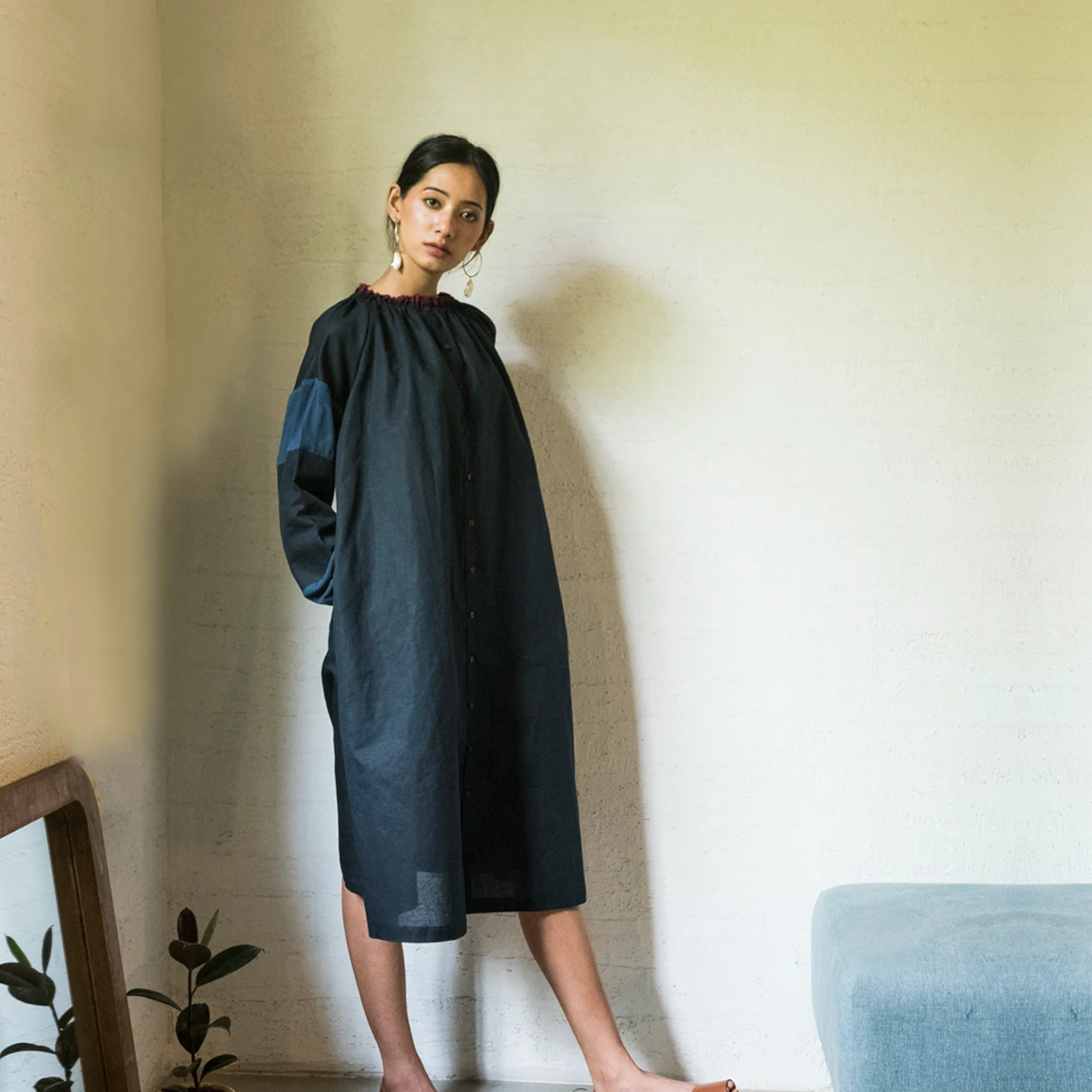 JAYLEN BLACK TUNIC DRESS