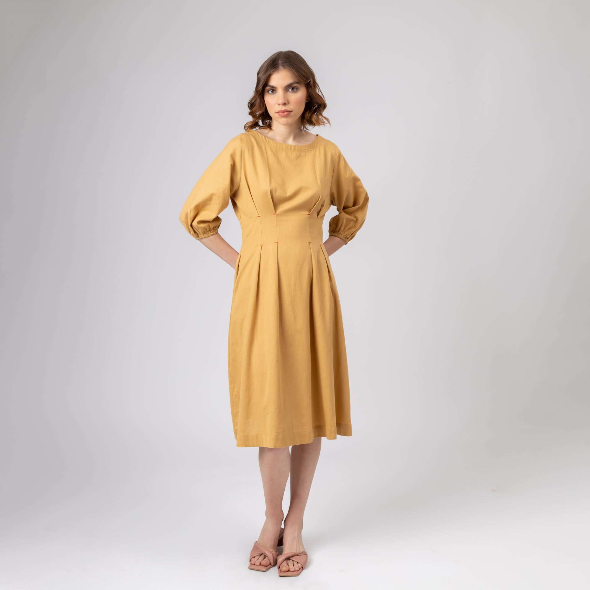 Celia Beige Dress
