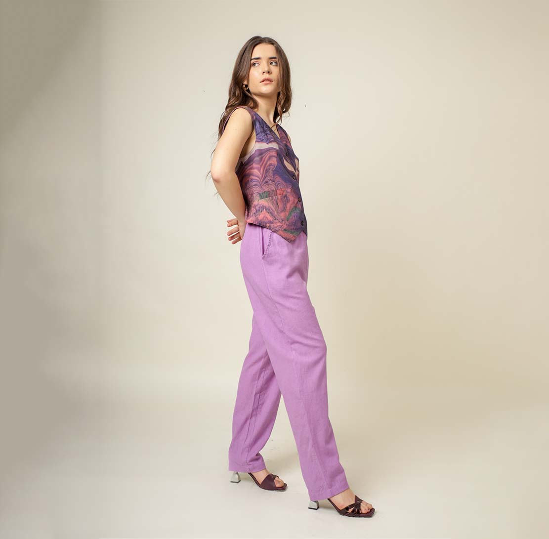 Francis printed  waist coat