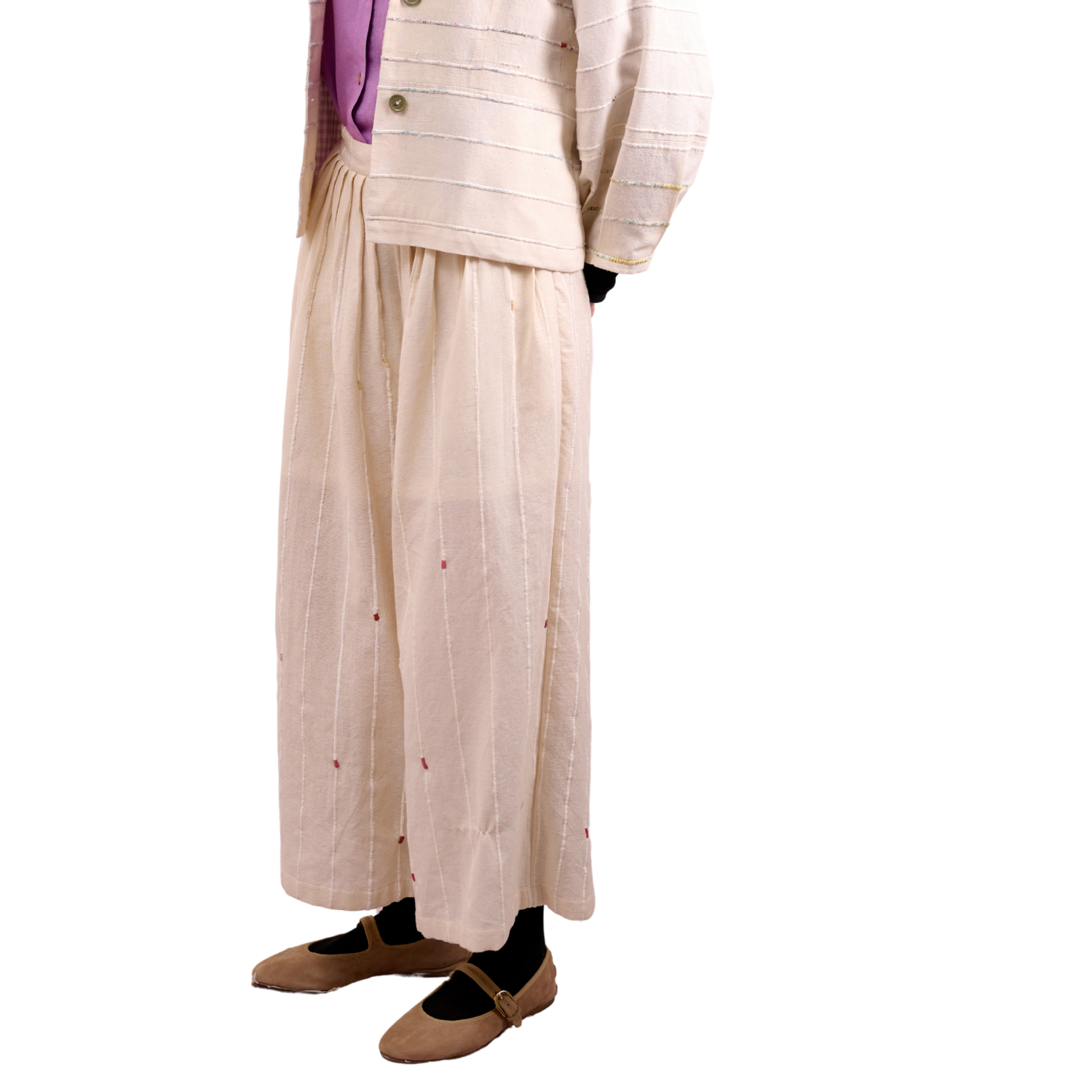 AURORA OFF-WHITE PANTS