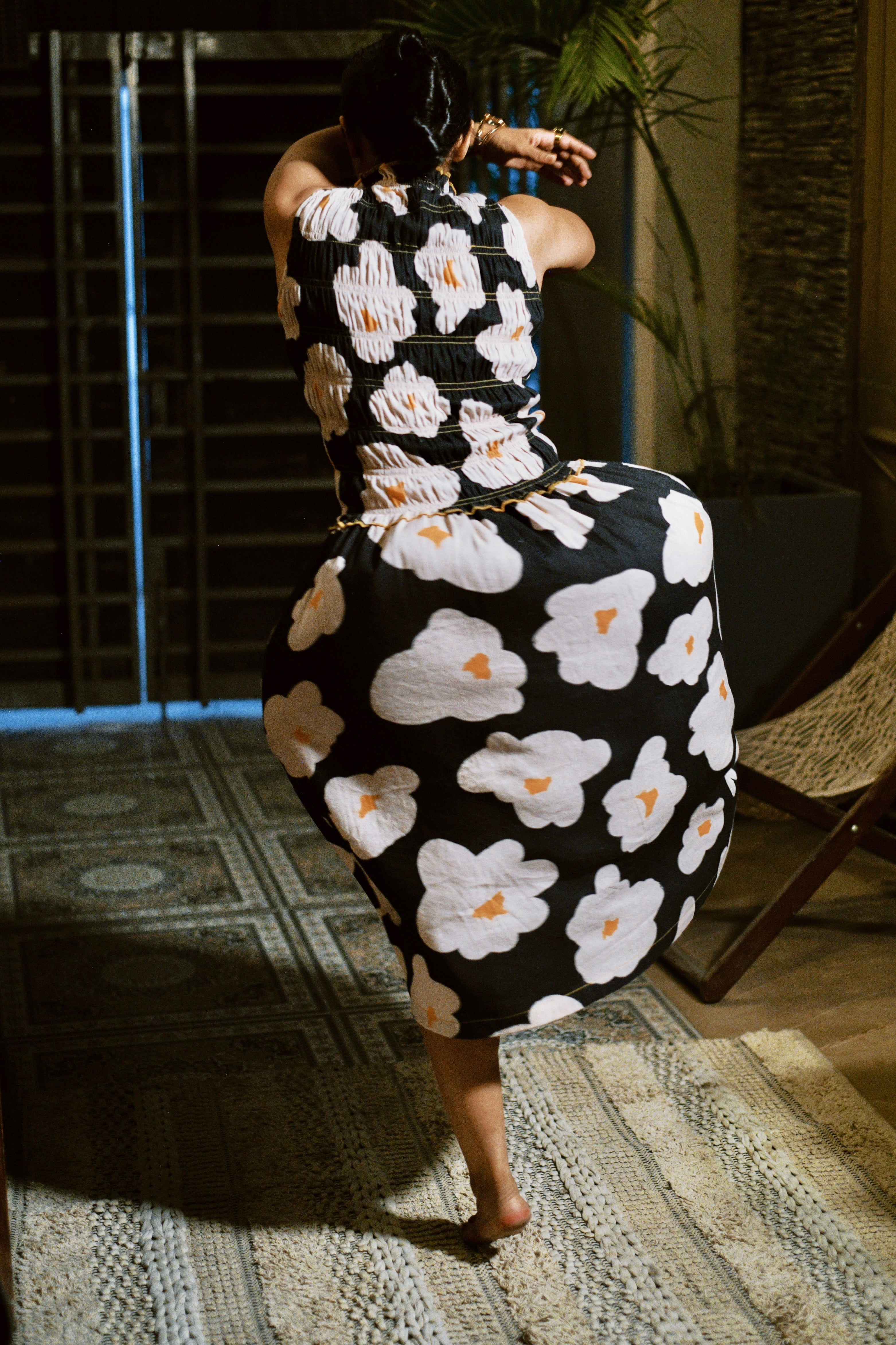 MIDSUMMER FLORA PRINTED DRESS