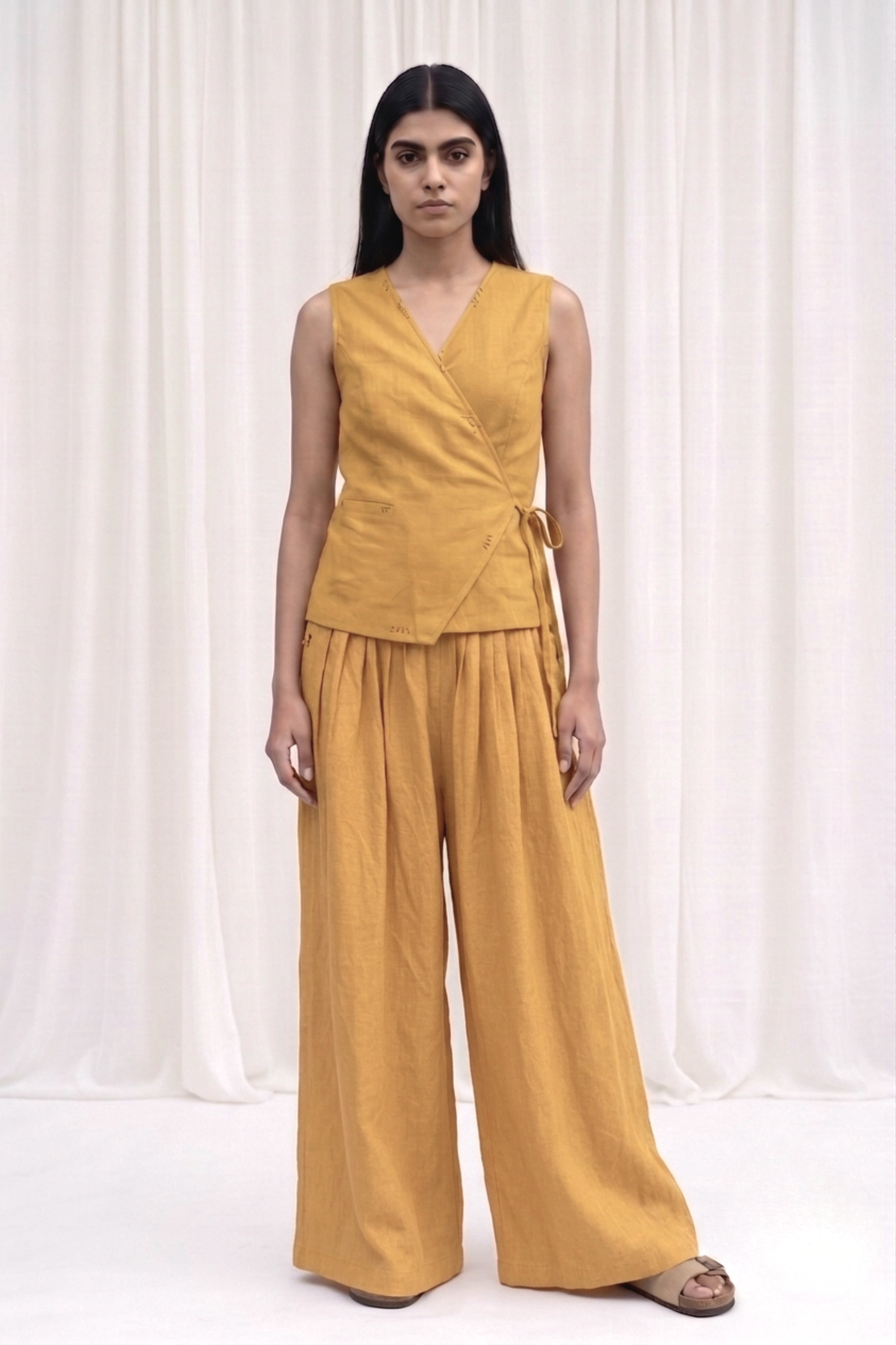 SYLVIA BEIGE WAISTCOAT