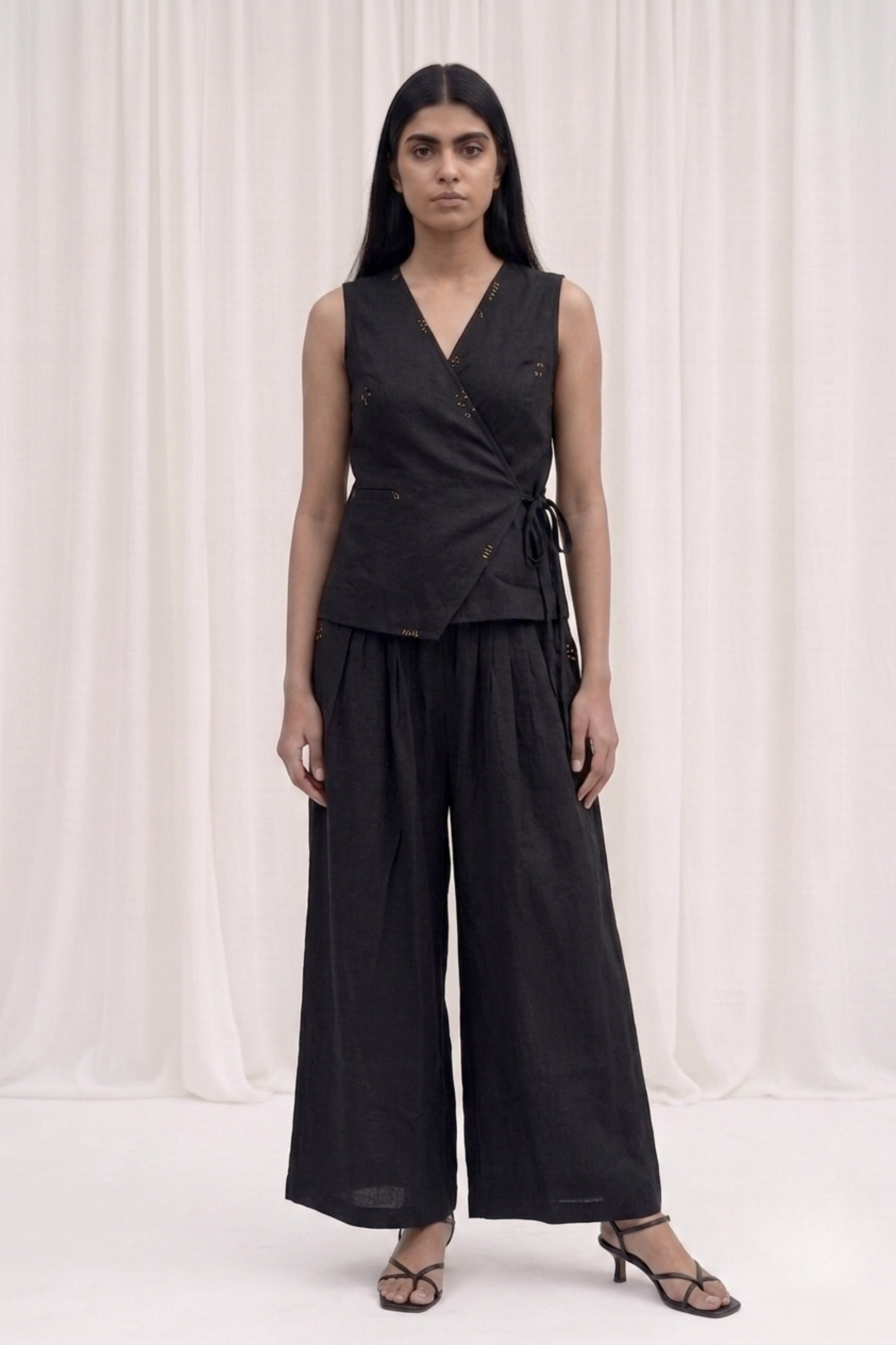 SYLVIA BLACK WAISTCOAT