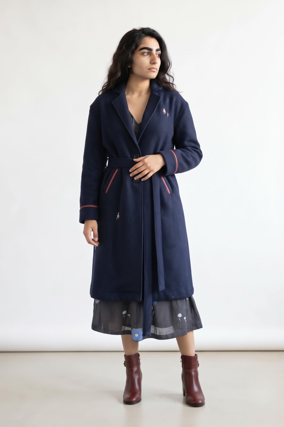 WILLOW BLUE OVERCOAT