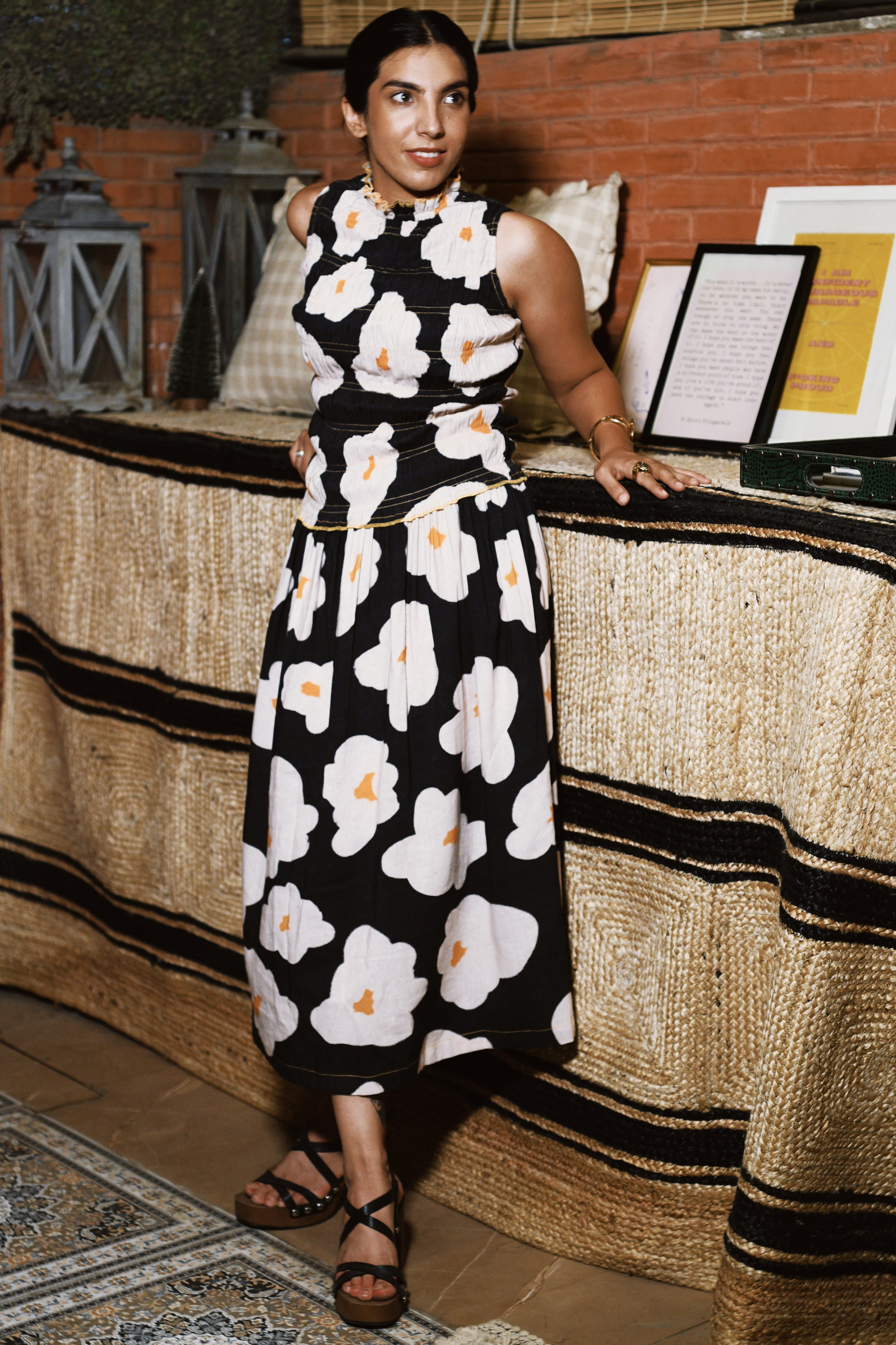 MIDSUMMER FLORA PRINTED DRESS