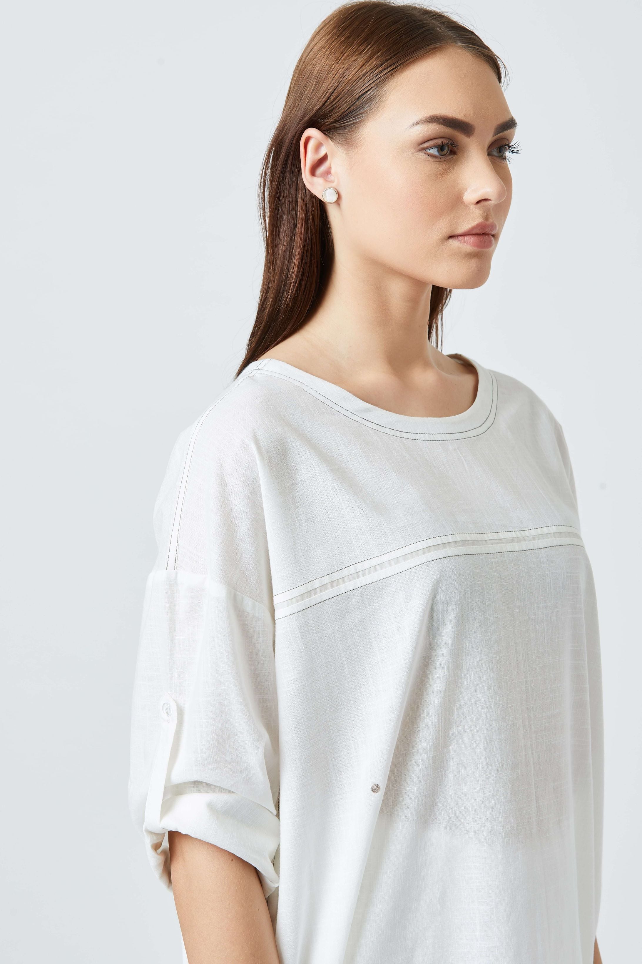 Amy White Tunic