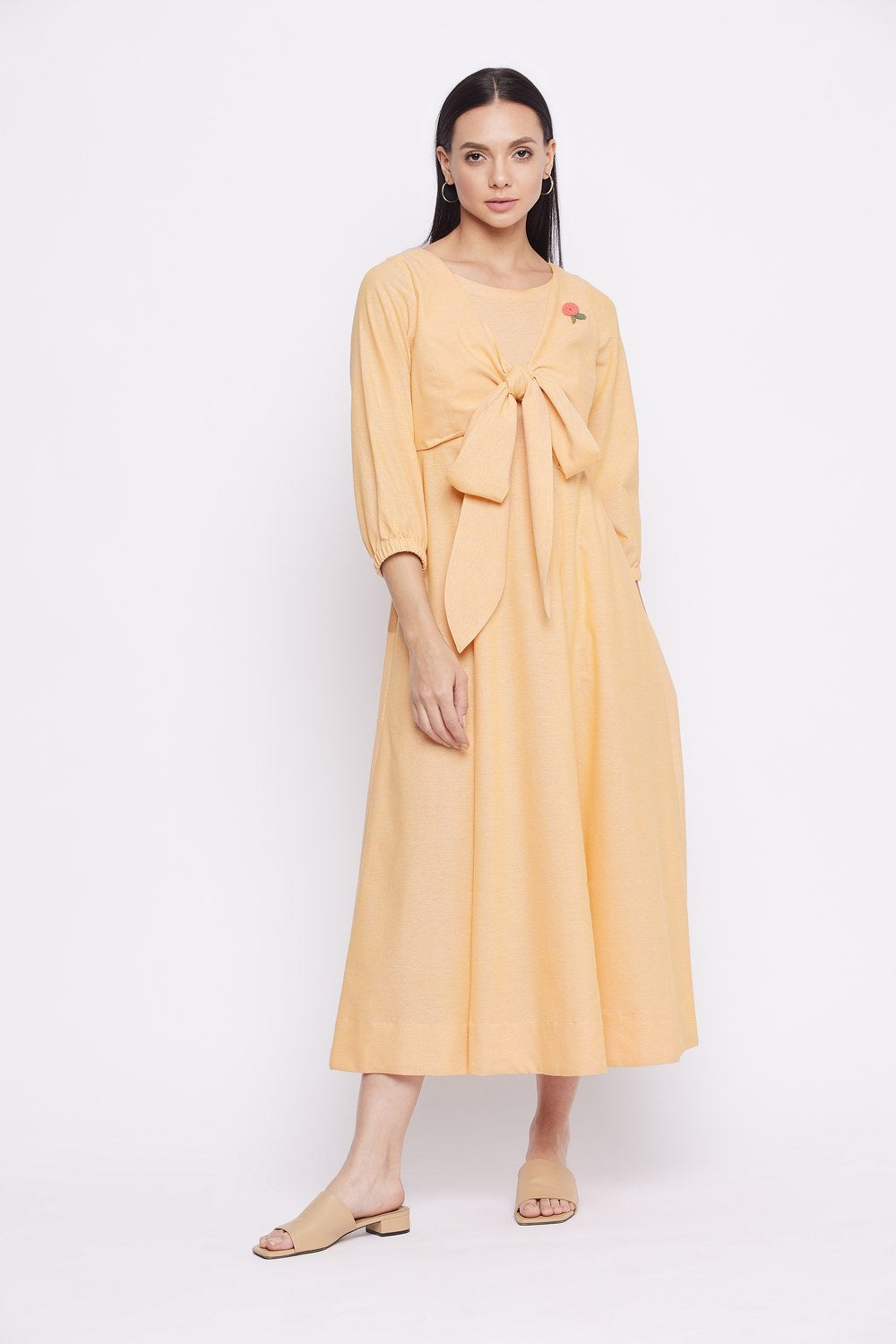 ROSA FRONT KNOT DRESS