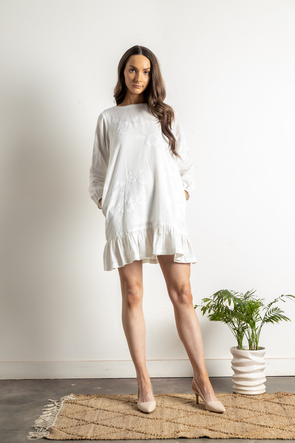 EVA EMBROIDERED DRESS