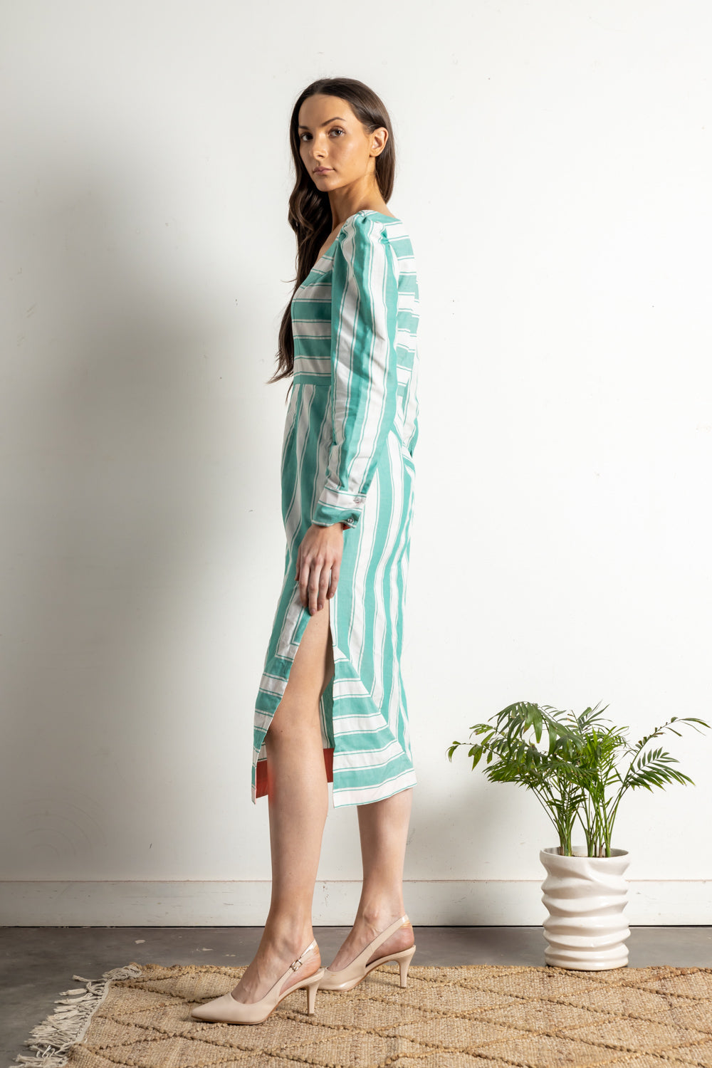 MELINE PANELLED DRESS