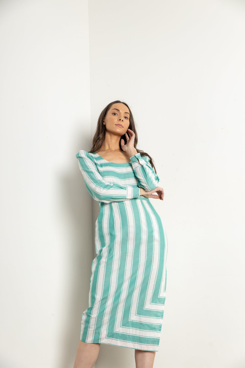 MELINE PANELLED DRESS