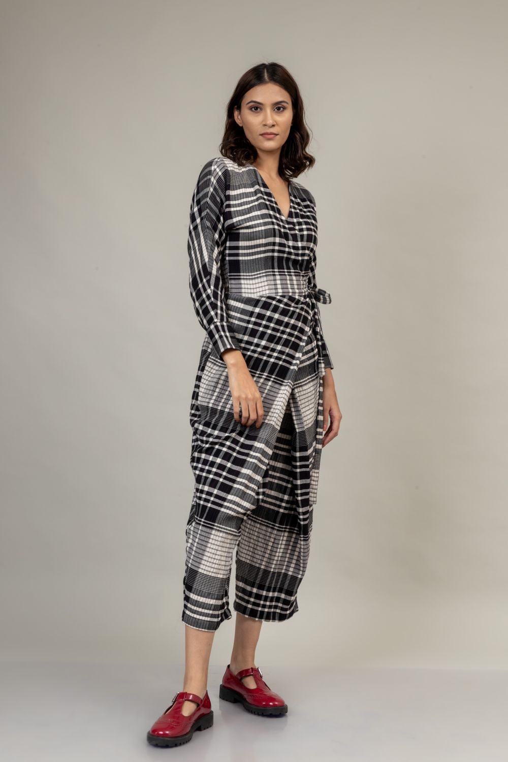 Marla Checkered Jumpsuit