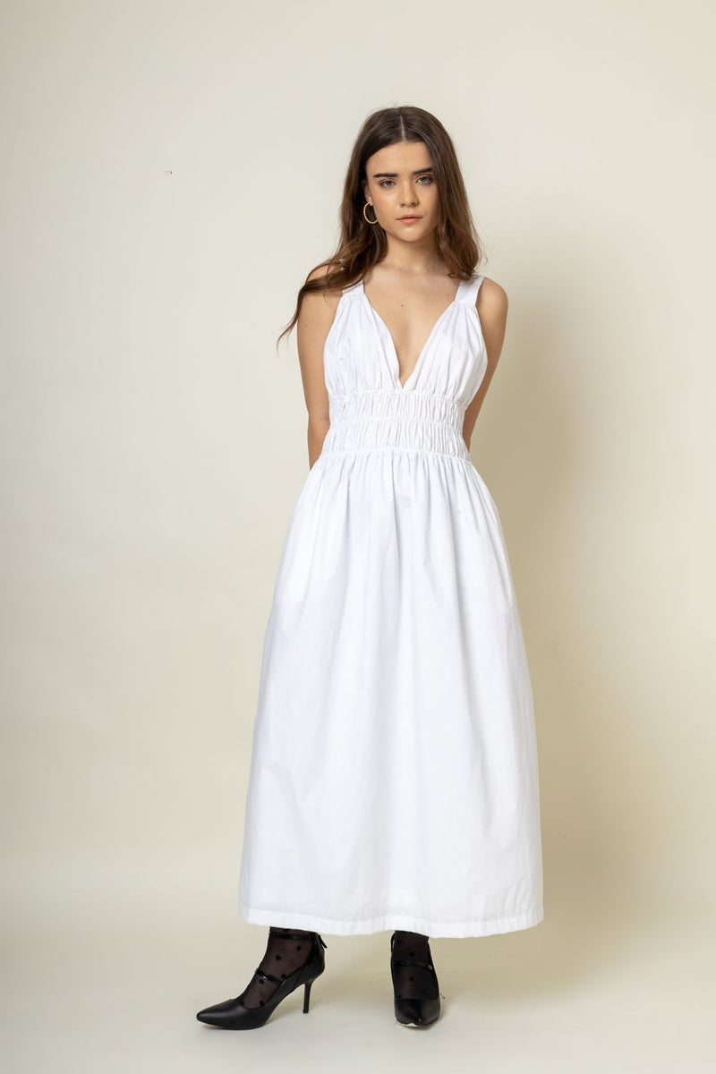 August White Dress