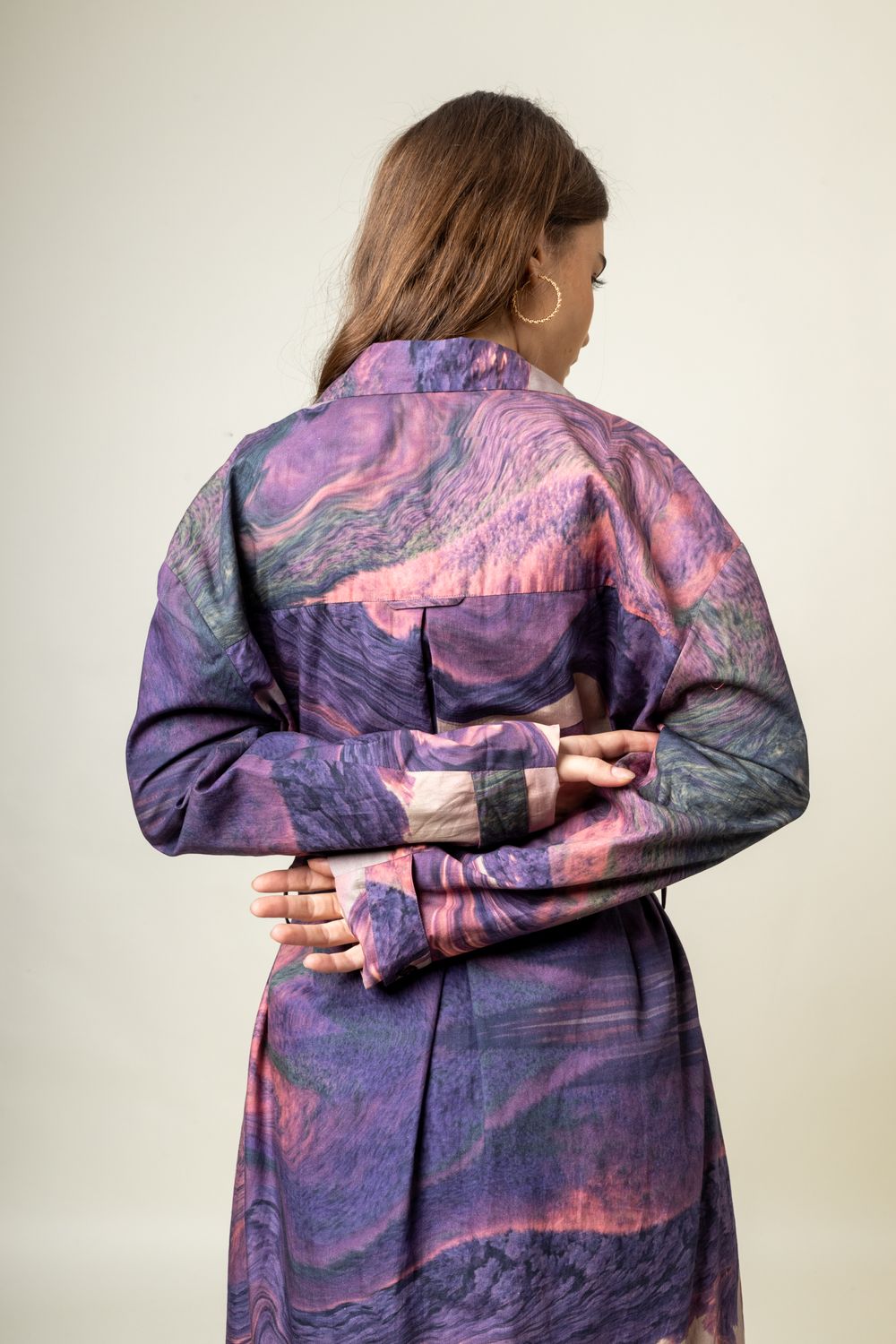 Amelia printed trench