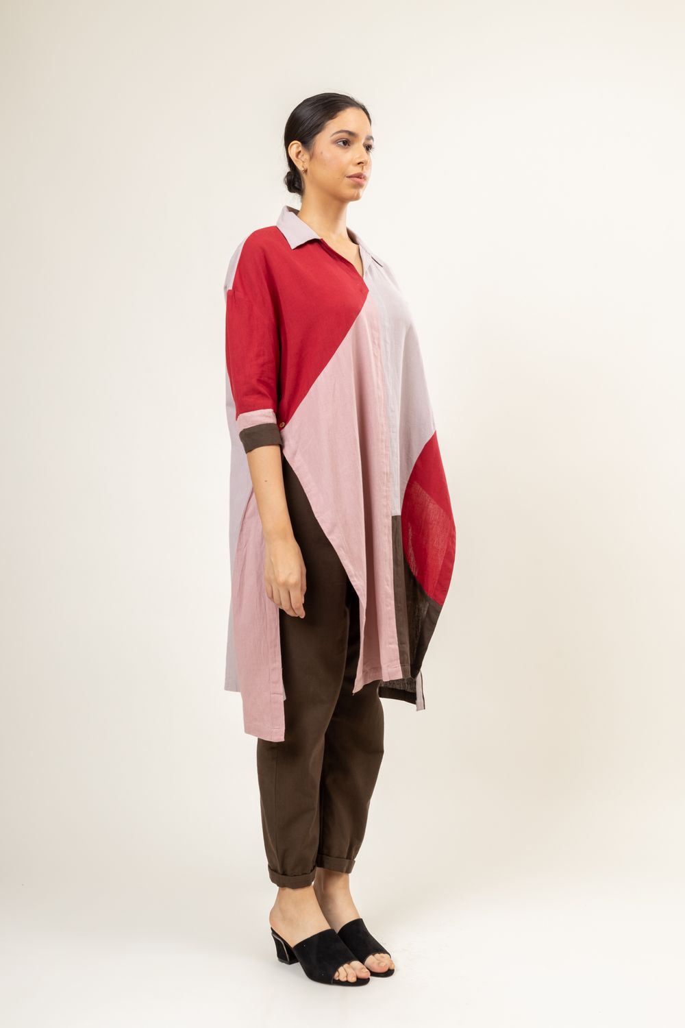 Panelled blake tunic
