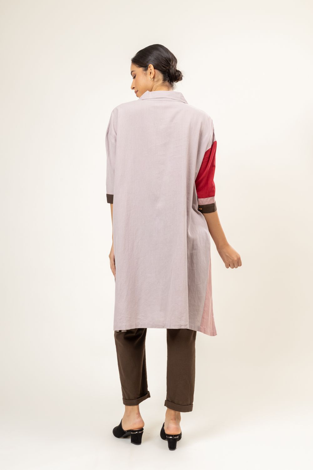 Panelled blake tunic