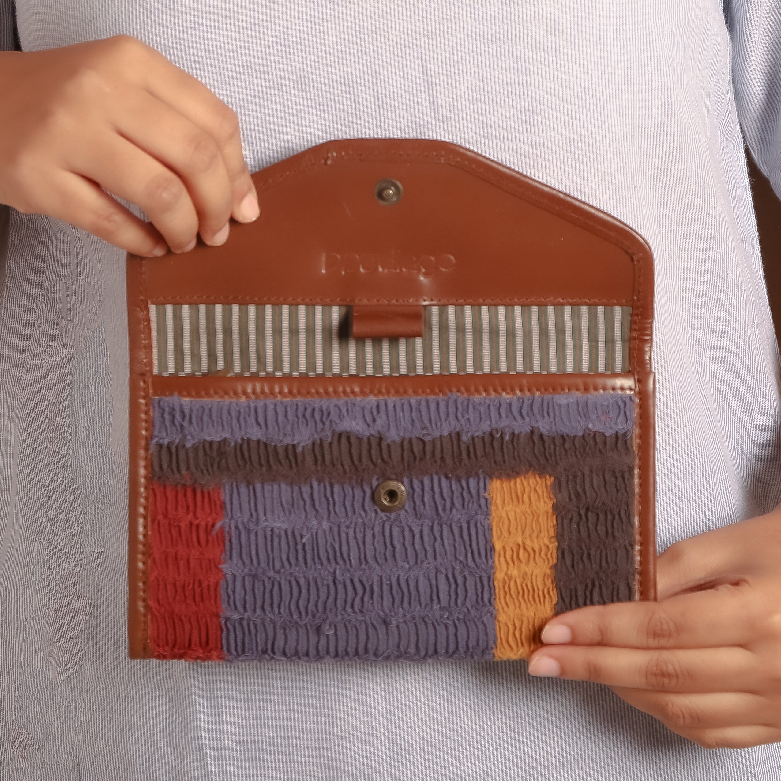 Chipper Textured Clutch