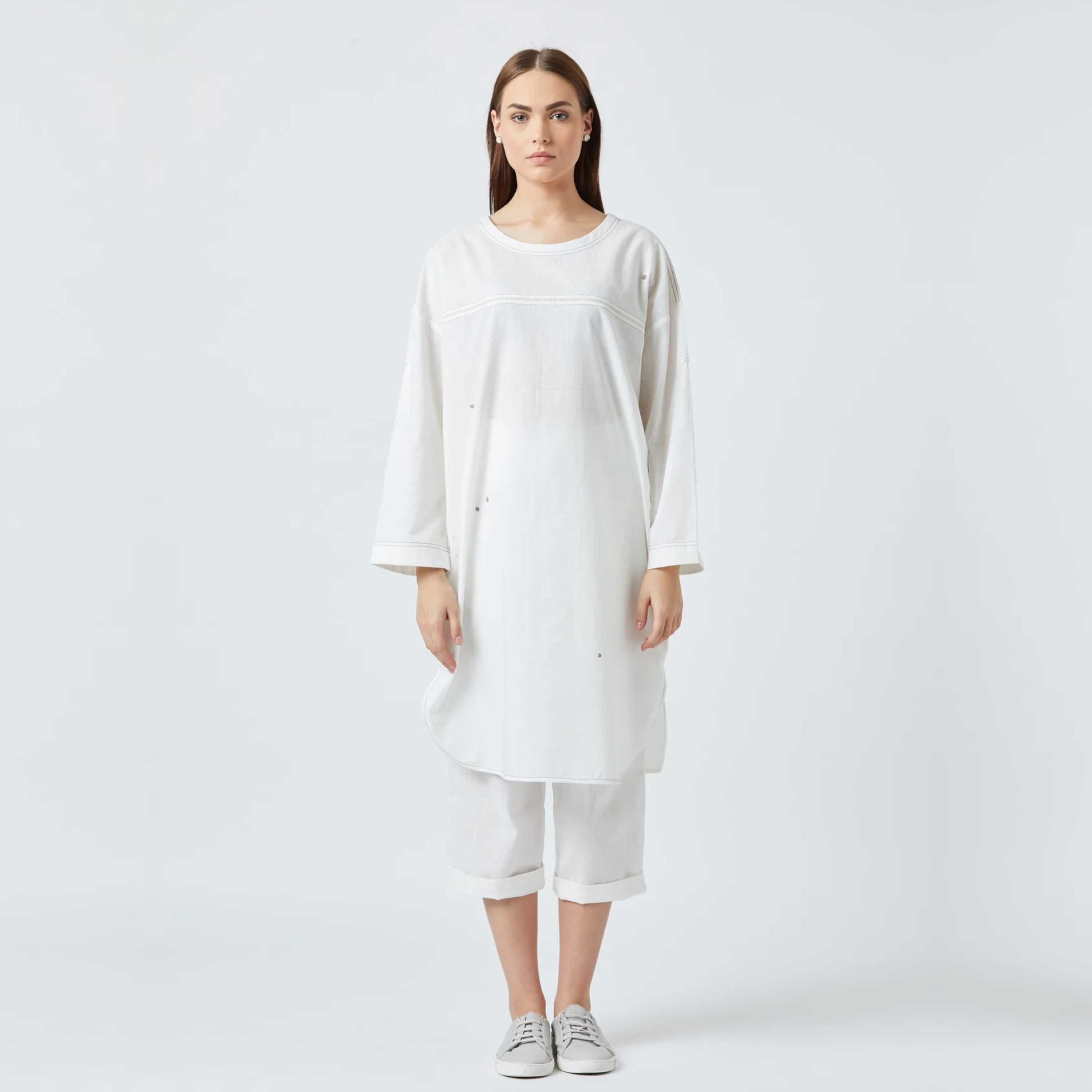 Amy White Tunic