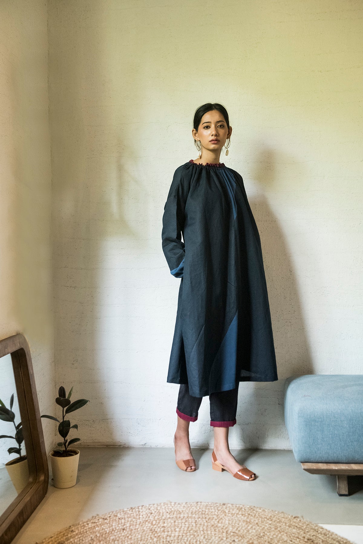 JAYLEN BLACK TUNIC DRESS